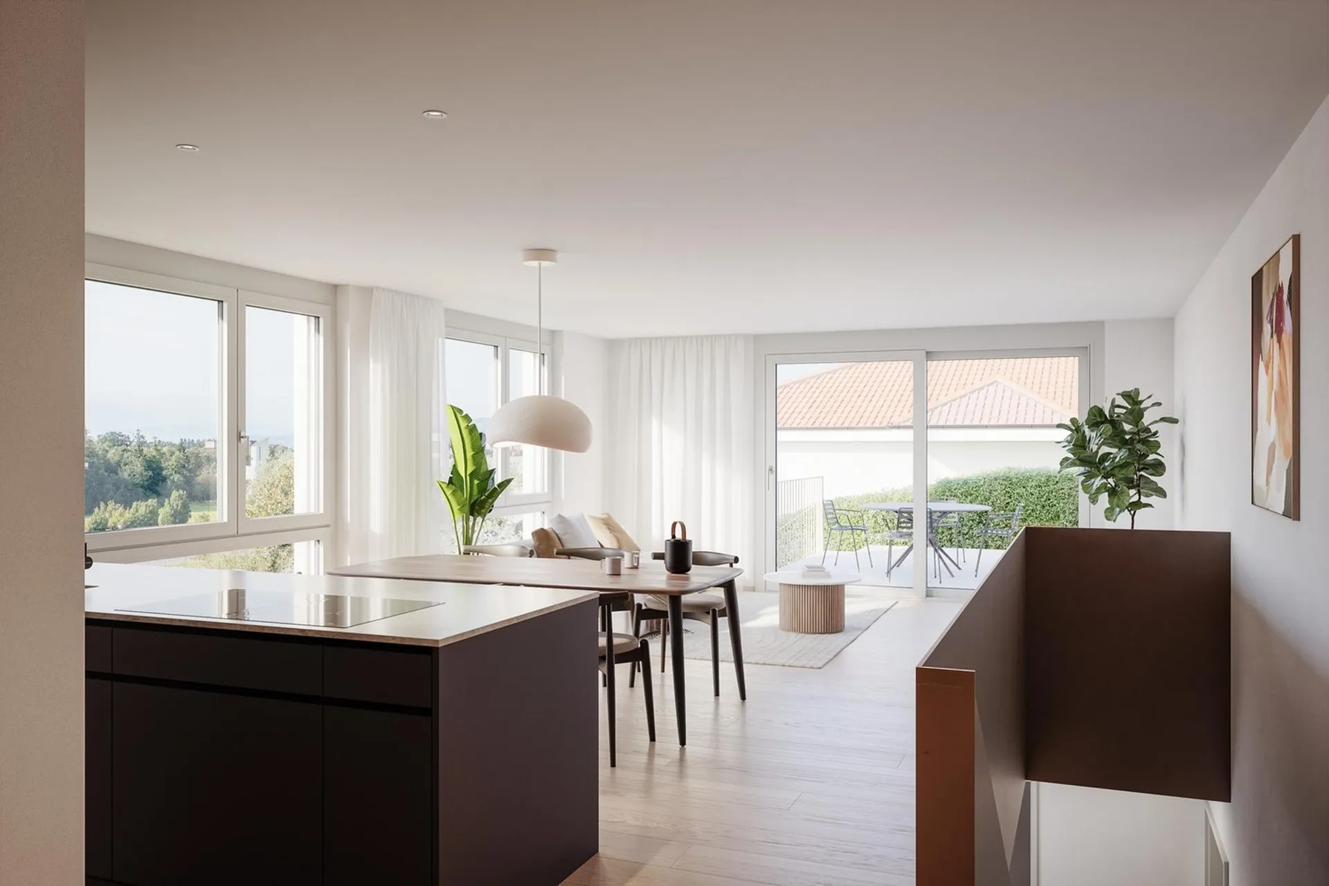 Exklusive neue 3.5-Zimmer-Wohnung an bester Hanglage in Widen
