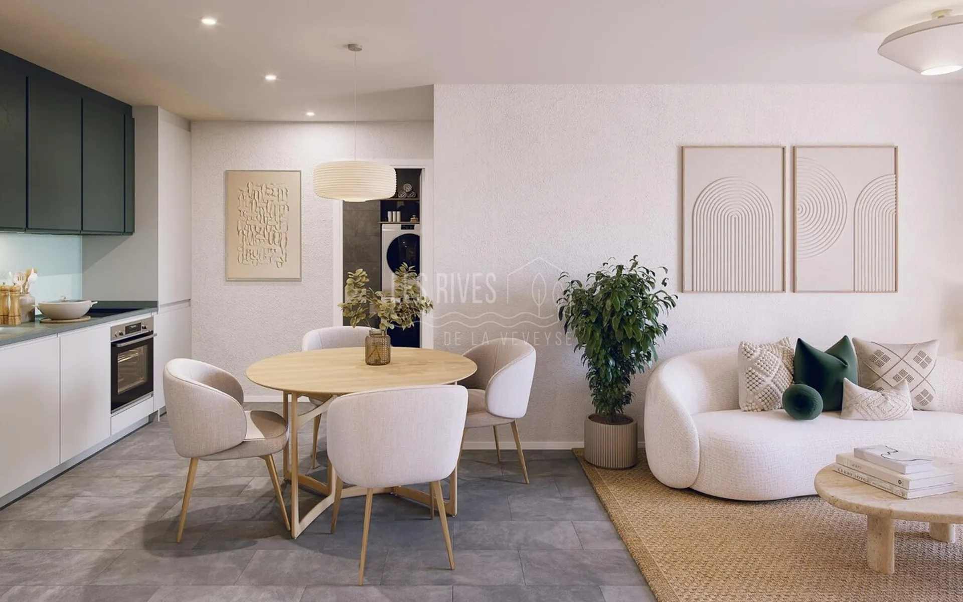 Appartement neuf 2.5 pièces avec balcon - Les Rives de la Veveyse