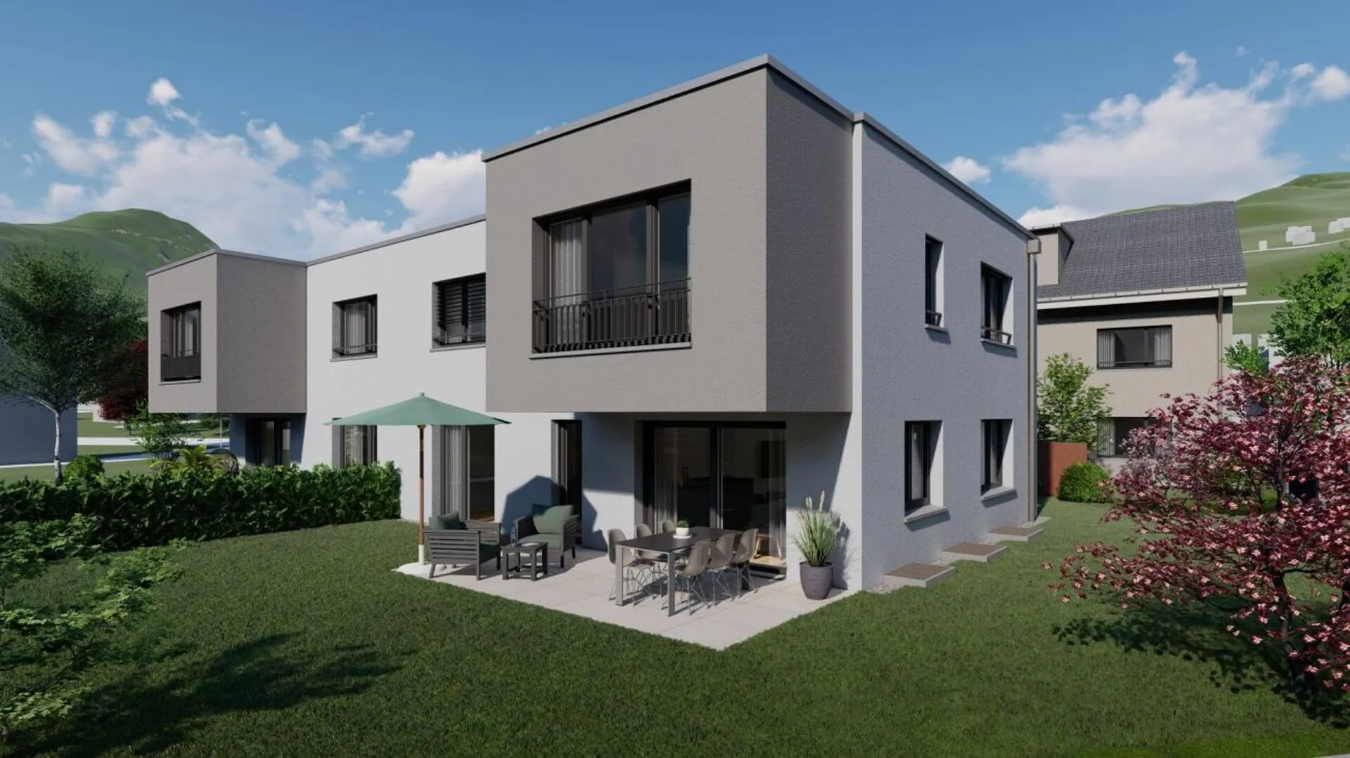 5 1/2-Zimmer Doppeleinfamilienhaus in ländlicher Umgebung