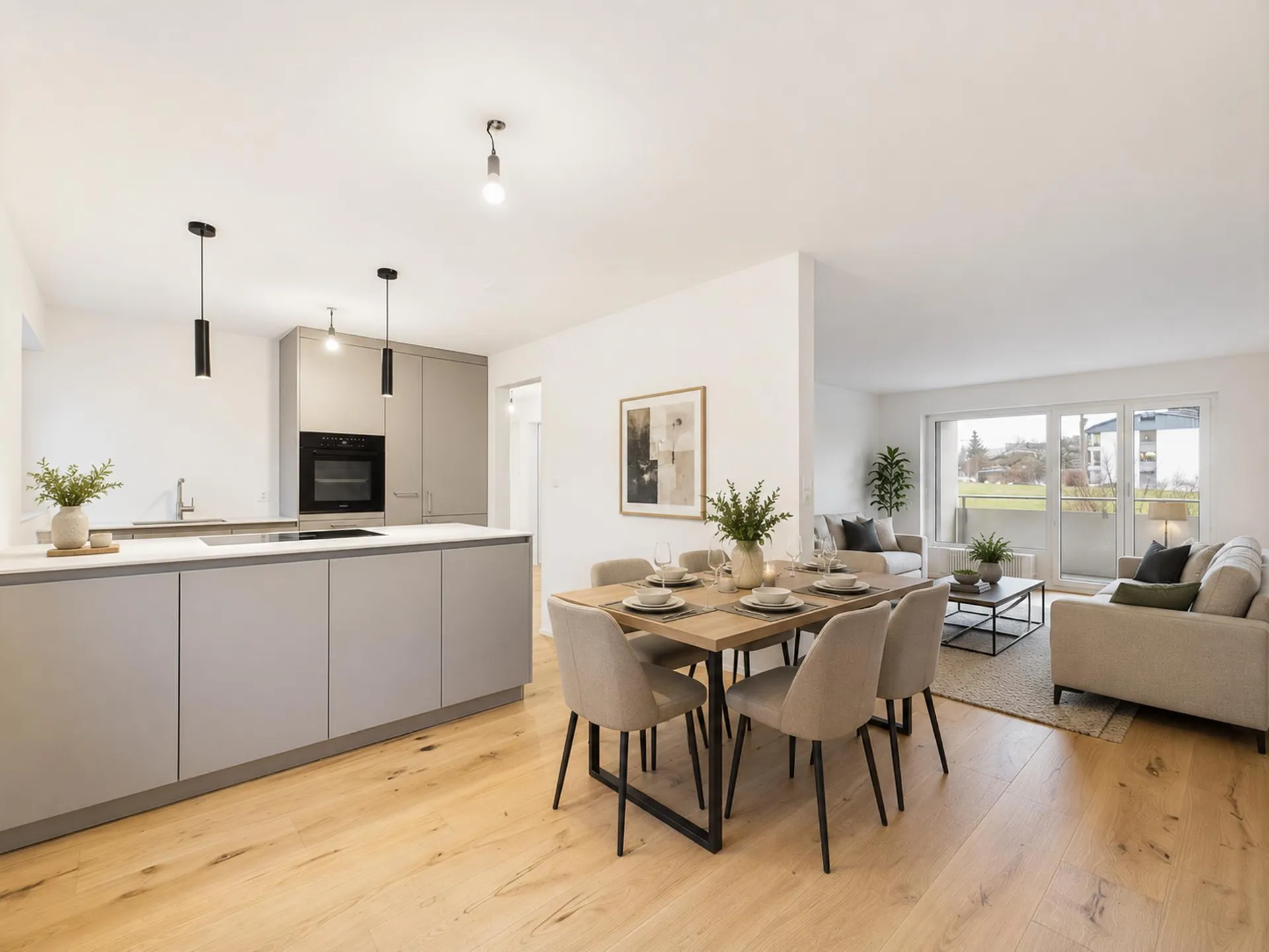 Frisch sanierte 3.5-Zimmer-Wohnung mit Balkon in Wittenbach