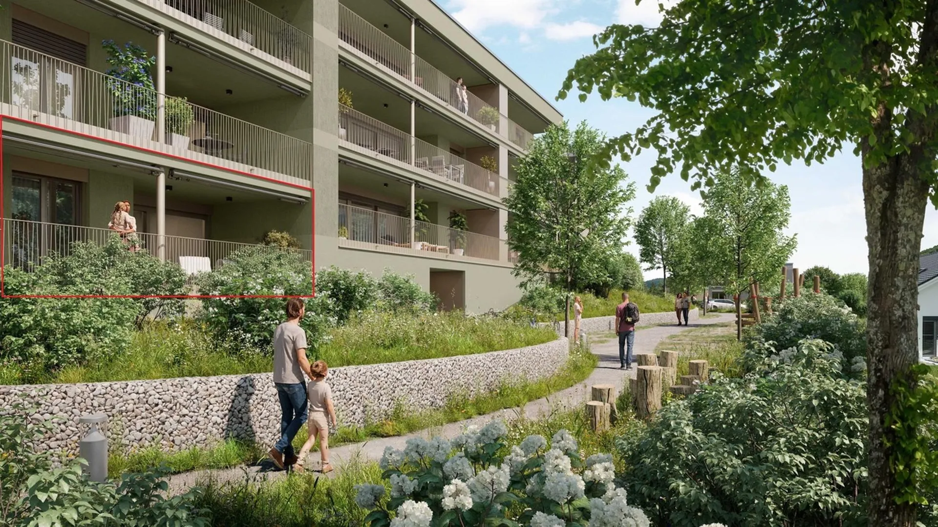 Baubewilligtes Projekt Gemsacker: 4.5-Zimmer-Wohnung A2-23