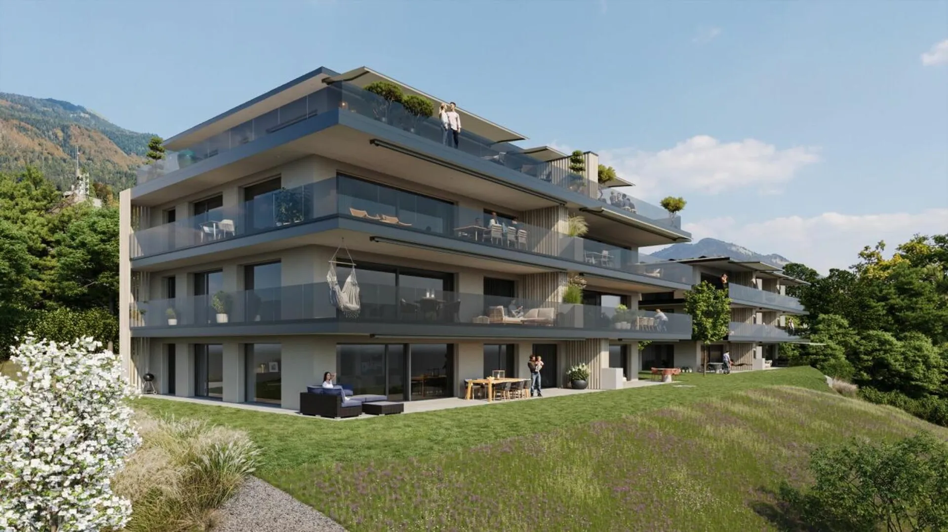 5.5-Zimmer-Neubauwohnung mit atemberaubender Aussicht