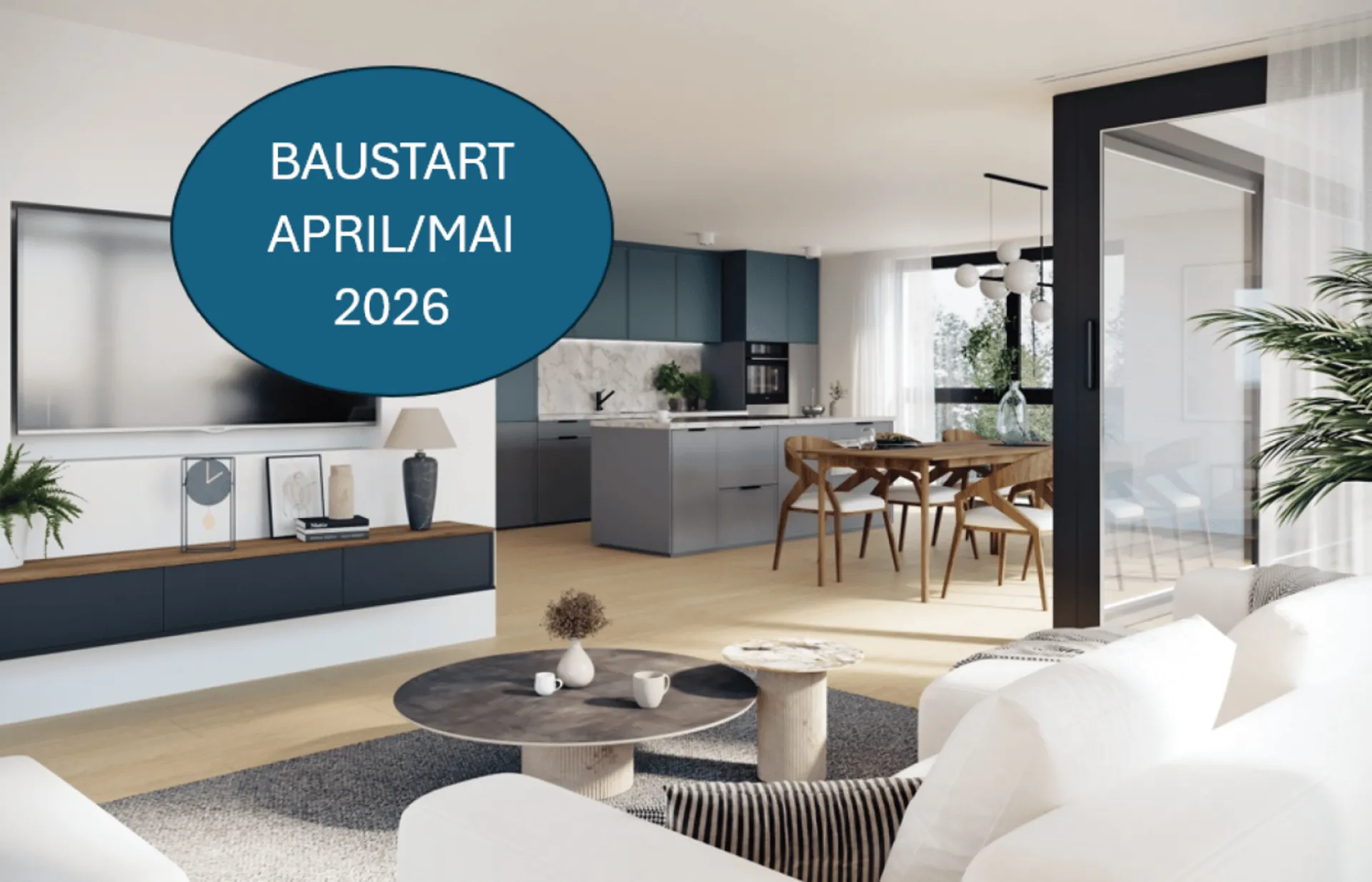 Wohnen für höchste Ansprüche - 3.5 Terrassenwohnung mit atemberaubender Alpensicht
