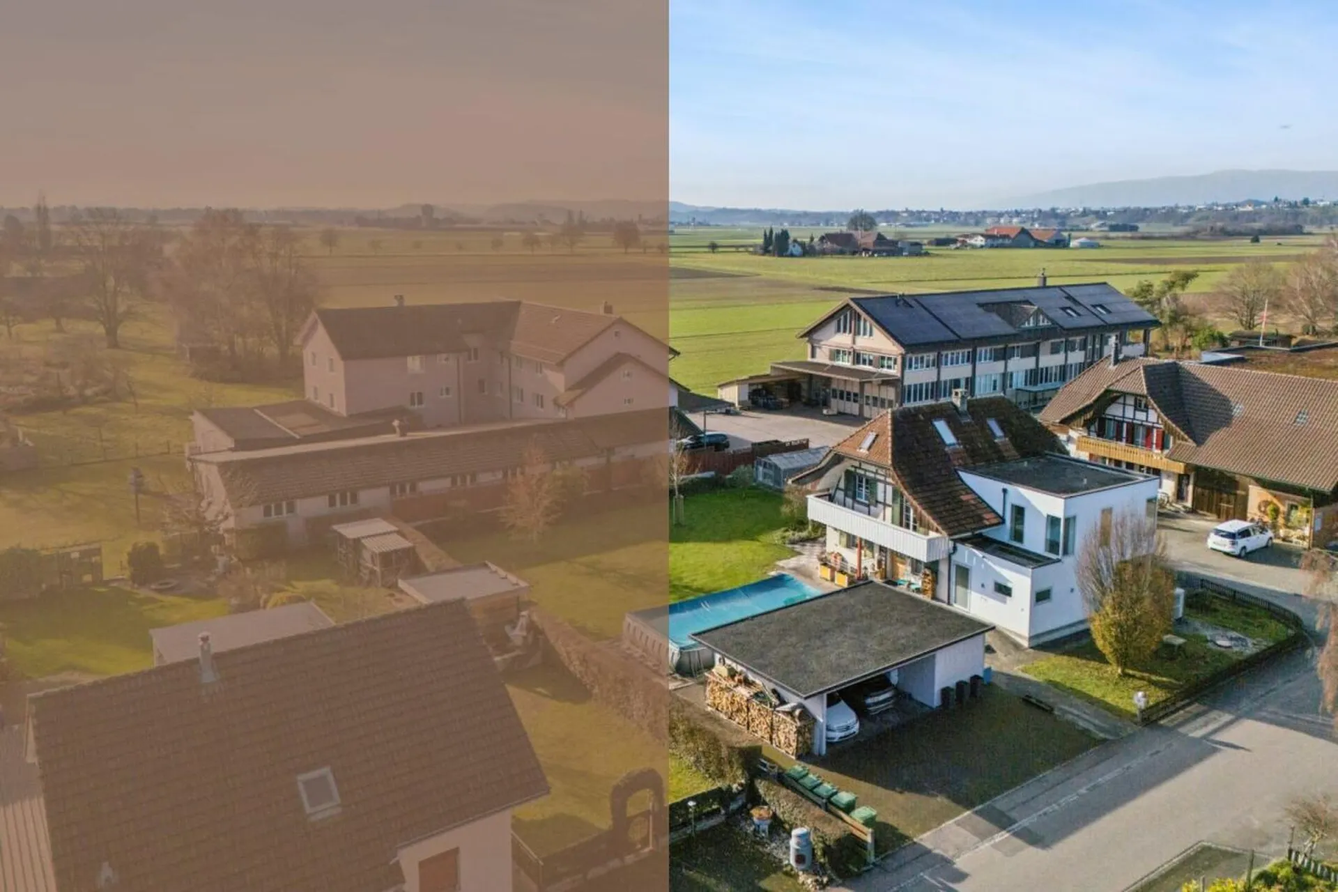 Zwei Welten unter einem Dach - grosszügiges Zuhause im Grünen