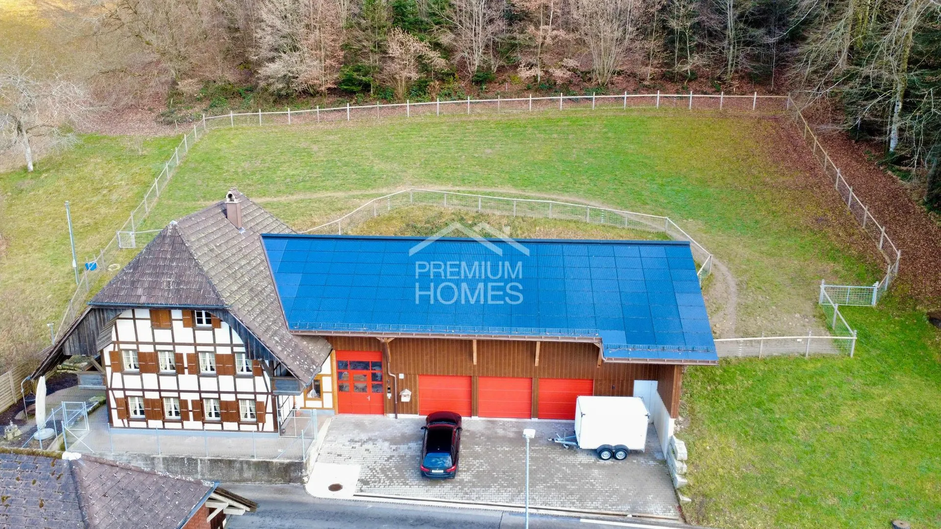 Grosszügiges Landhaus mit grosser Parzelle, Werkstatt & ideal für Tier