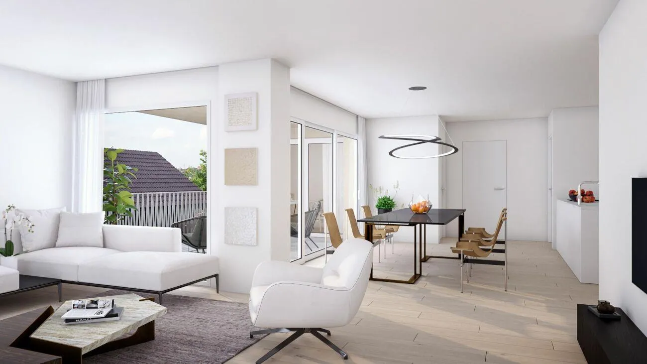 Neubau: 3.5-Zimmer-Dachwohnungen - Licht, Raum und Atmosphäre