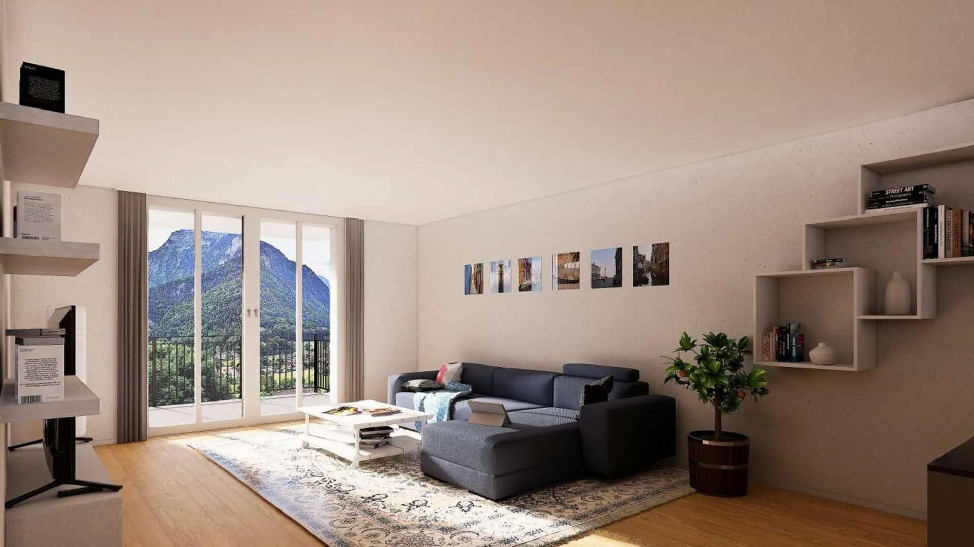 Neue 4.5-Zimmerwohnung Nr. 7 mit Panorama-Terrasse - Schönbühl 360° Wilderswil