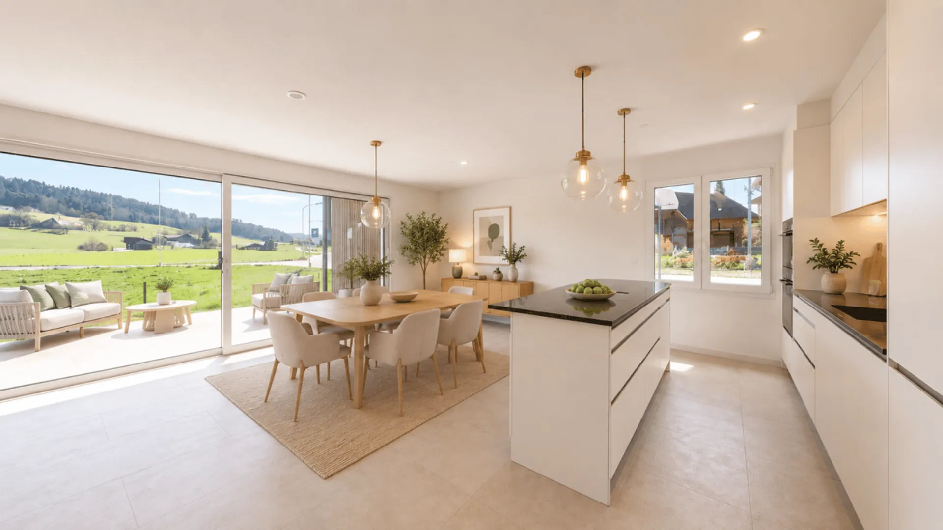 3.5 Zimmer-Wohnung mit Gartensitzplatz