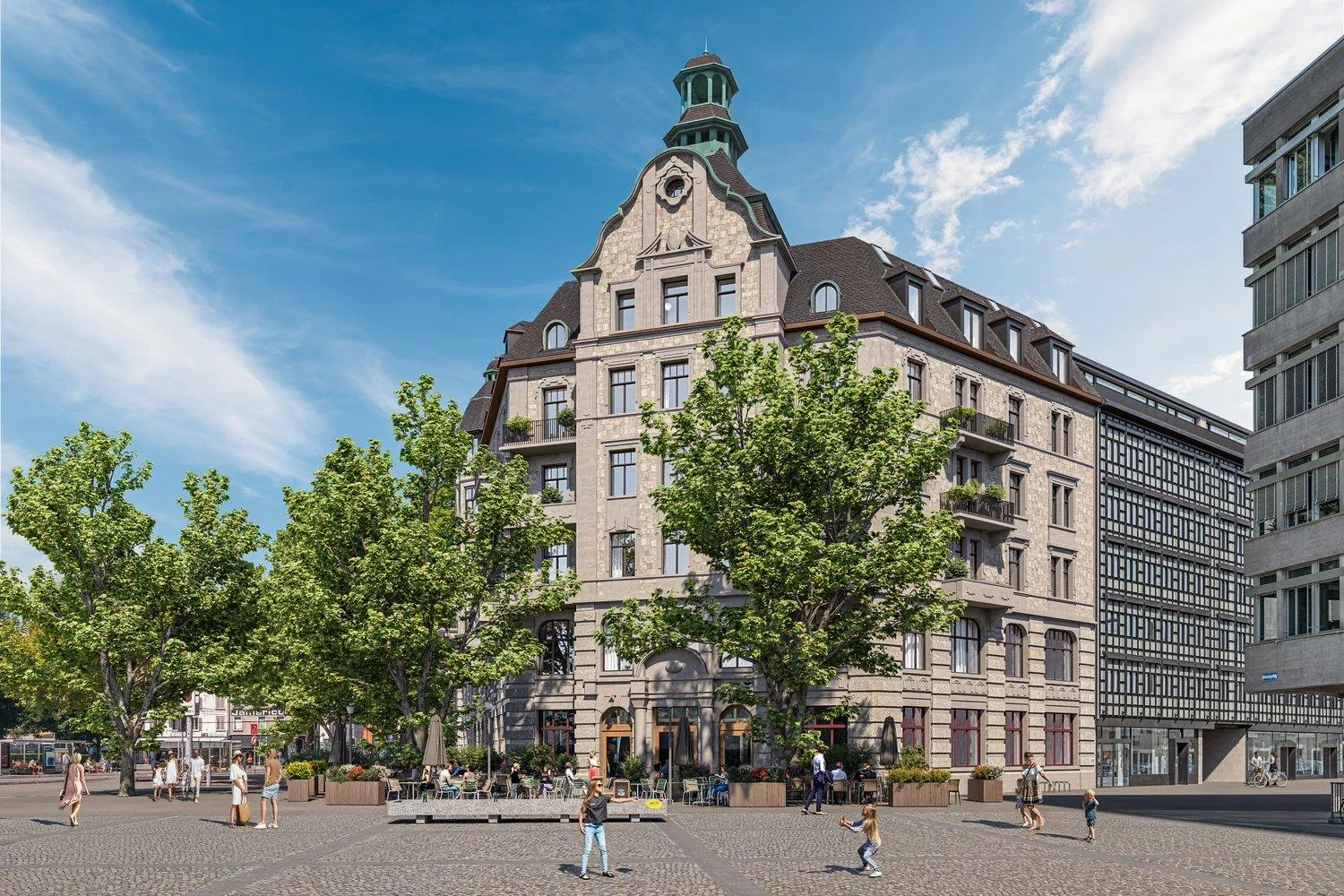 Exklusive Attikawohnung mit Dachterrasse im Herzen von Zürich