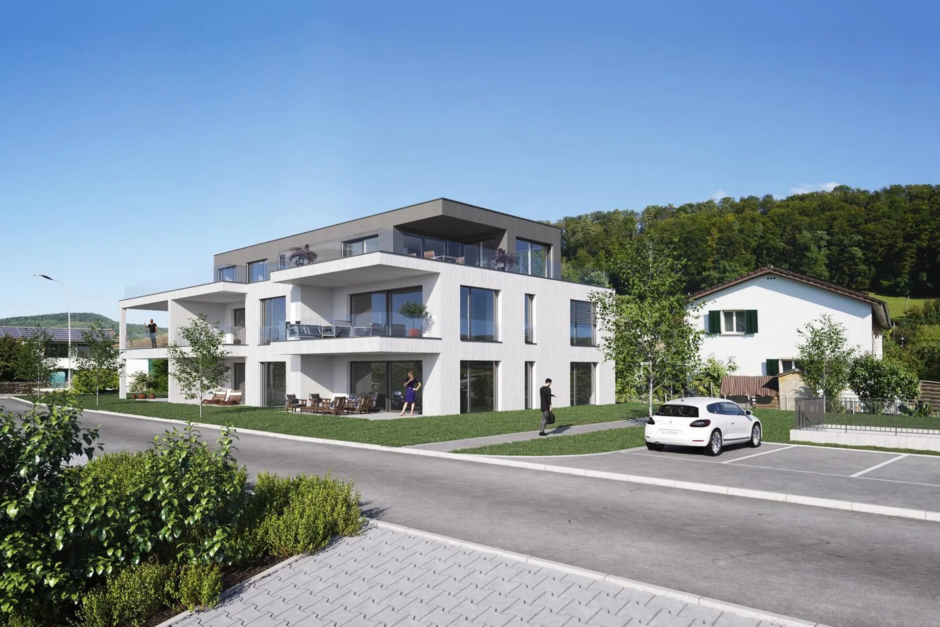 nur noch zwei bezugsbereite Garten-wohnungen verfügbar / MFH Lärchenstrasse