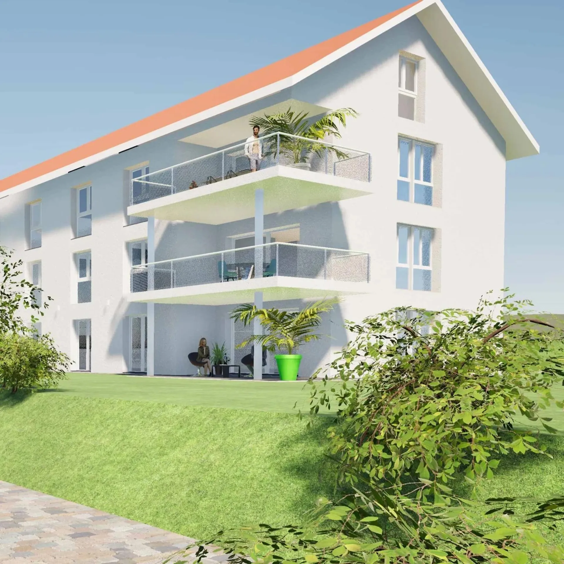 Moderne 4.5 Zimmer-Wohnung 2. Stock an ruhiger Lage in Lommiswil - Erstvermietung