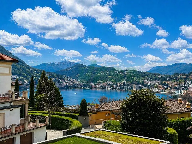 Elegante appartamento 5,5 locali con bella vista e giardino privato