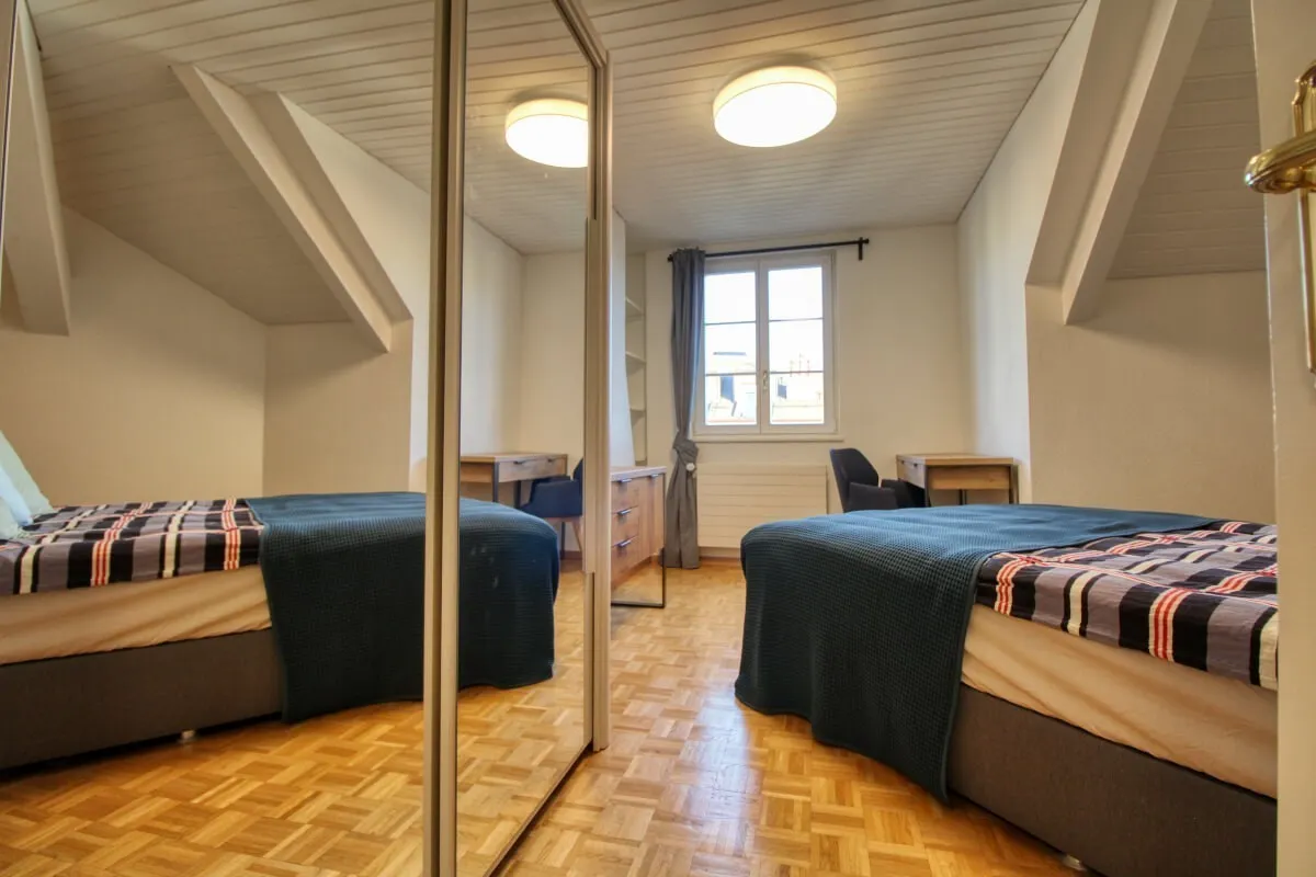 Splendide appartement en duplex, meublé, en colocation, quartier Sous-Gare, Lausanne