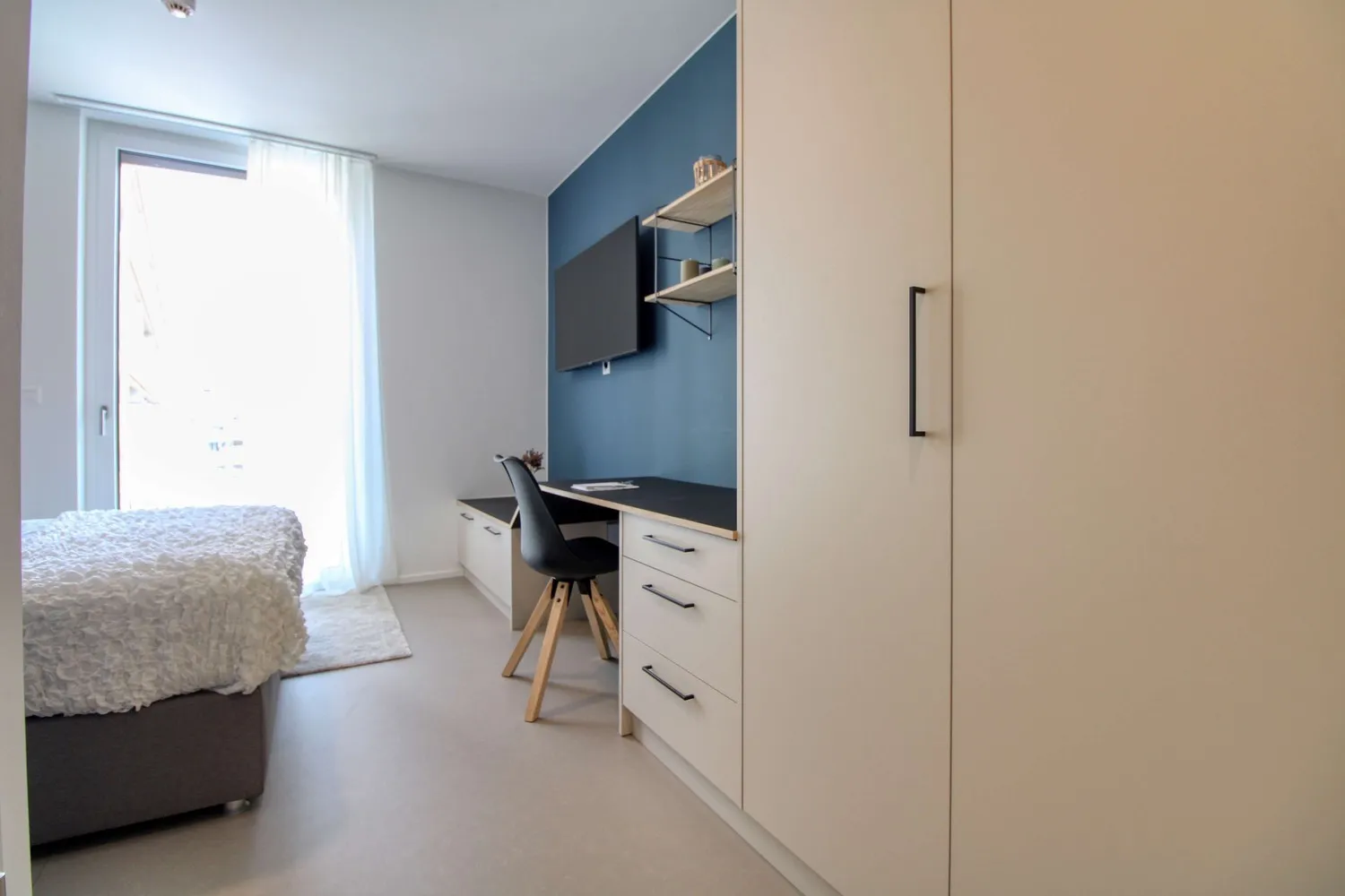 Studio avec salle de bain privatisée dans nouvel espace cohabitation à Chavannes-près-Renens