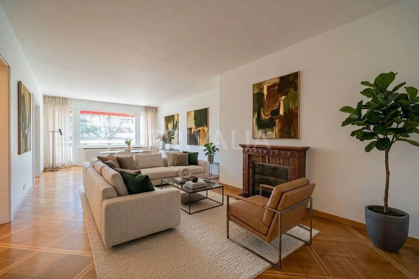 Magnifique appartement traversant dans un environnement verdoyant a...