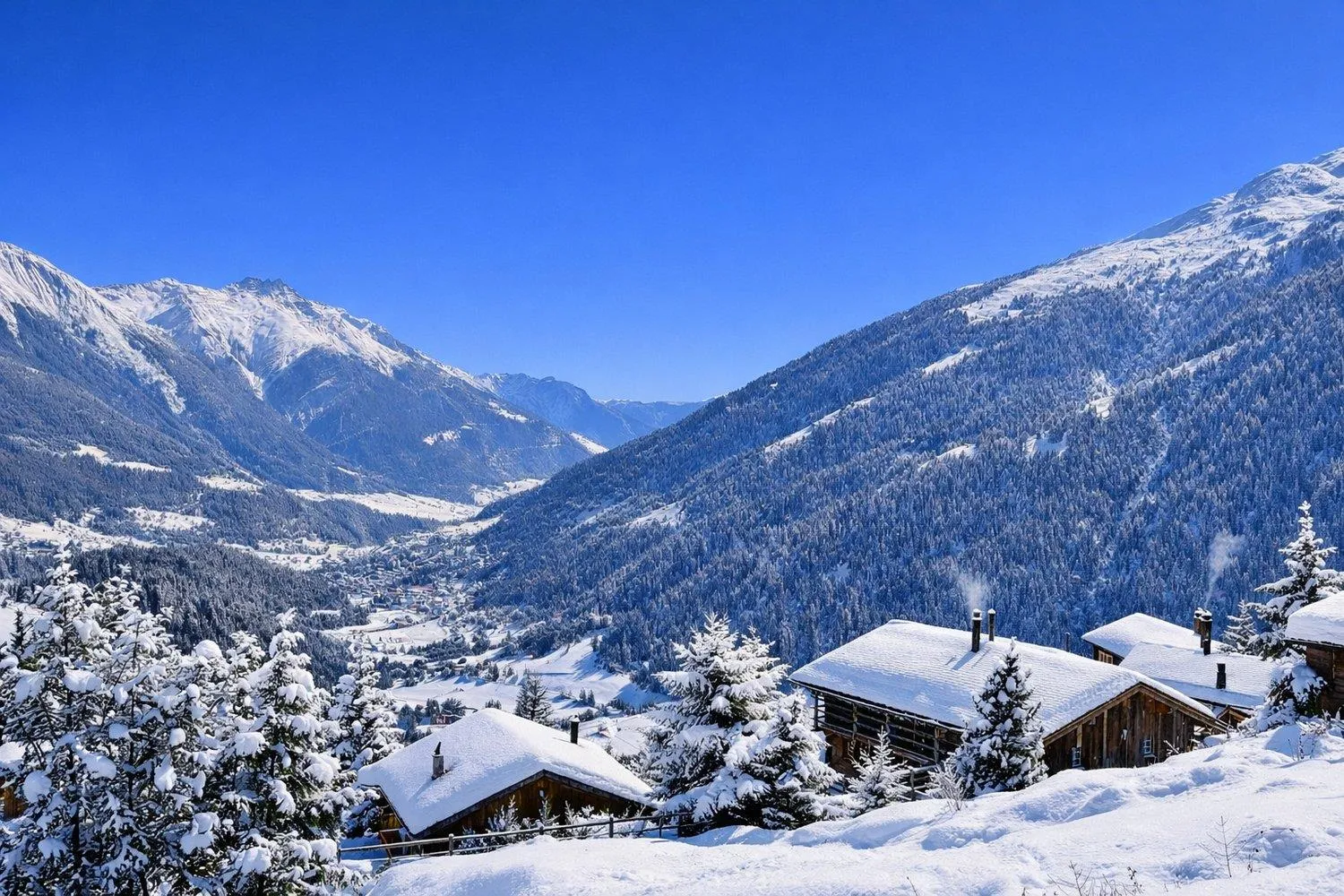 Reizendes Chalet an traumhafter Lage in Bellwald