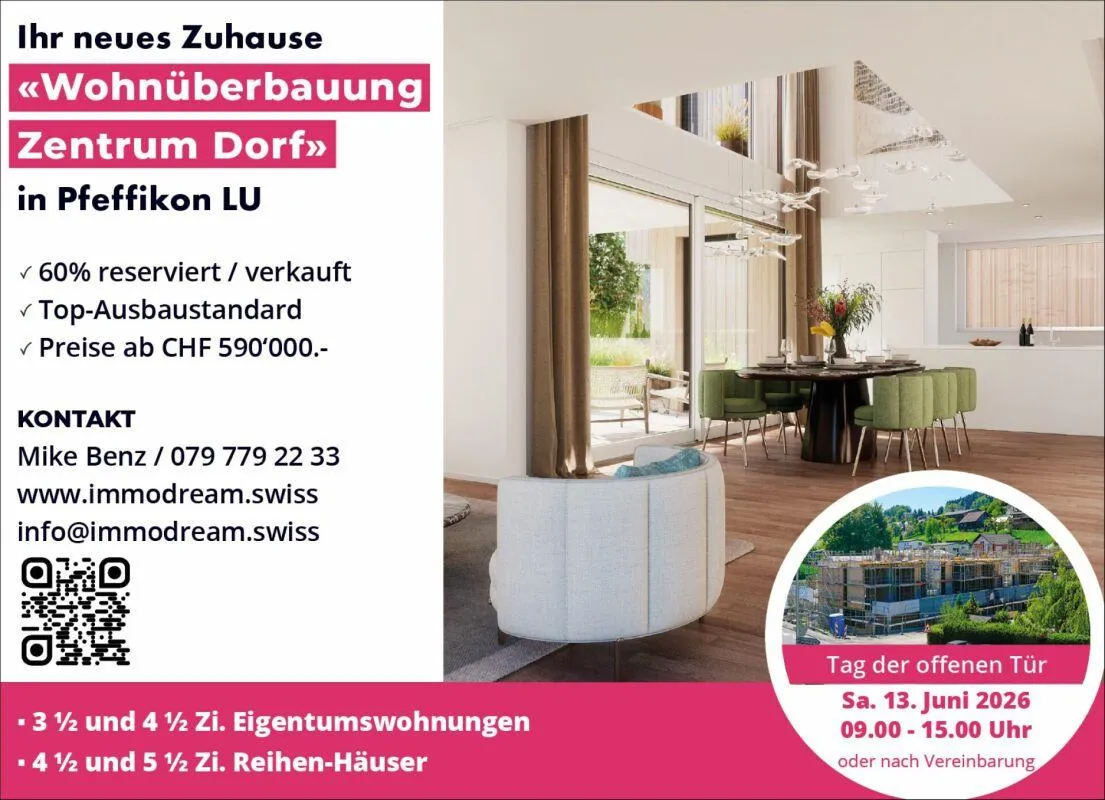 NEUBAU Attraktives und modernes 4 ½ Zi. Reihenhaus