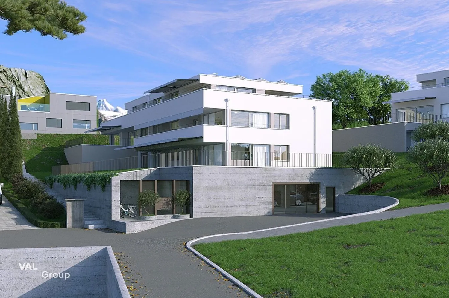 Wohnen über den Dächern von Brig-Glis: Grosszügige 141 m2-Dachwohnung mit Stil, Charme und unverbaubarer Weitsicht