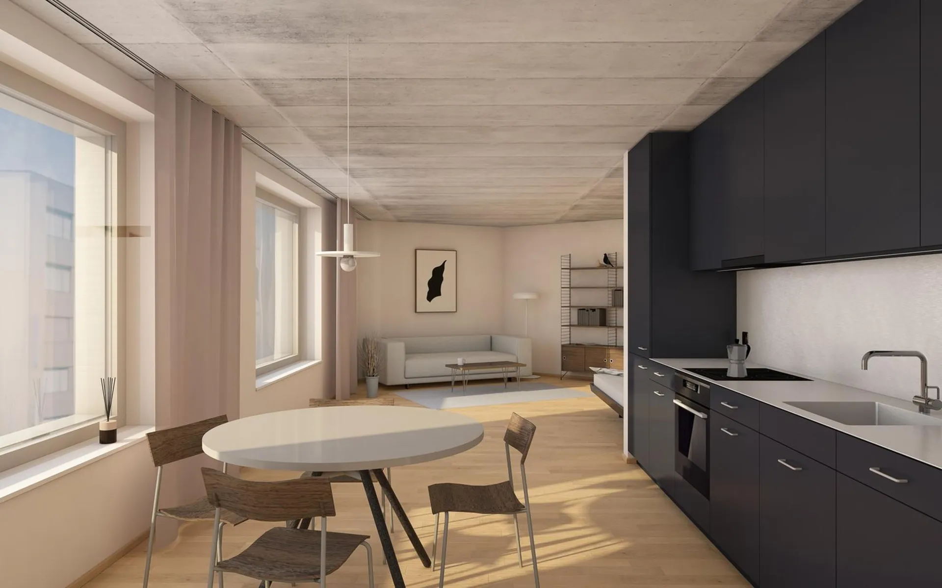 Urbane Loft-Wohnungen im Neubau an zentraler Lage