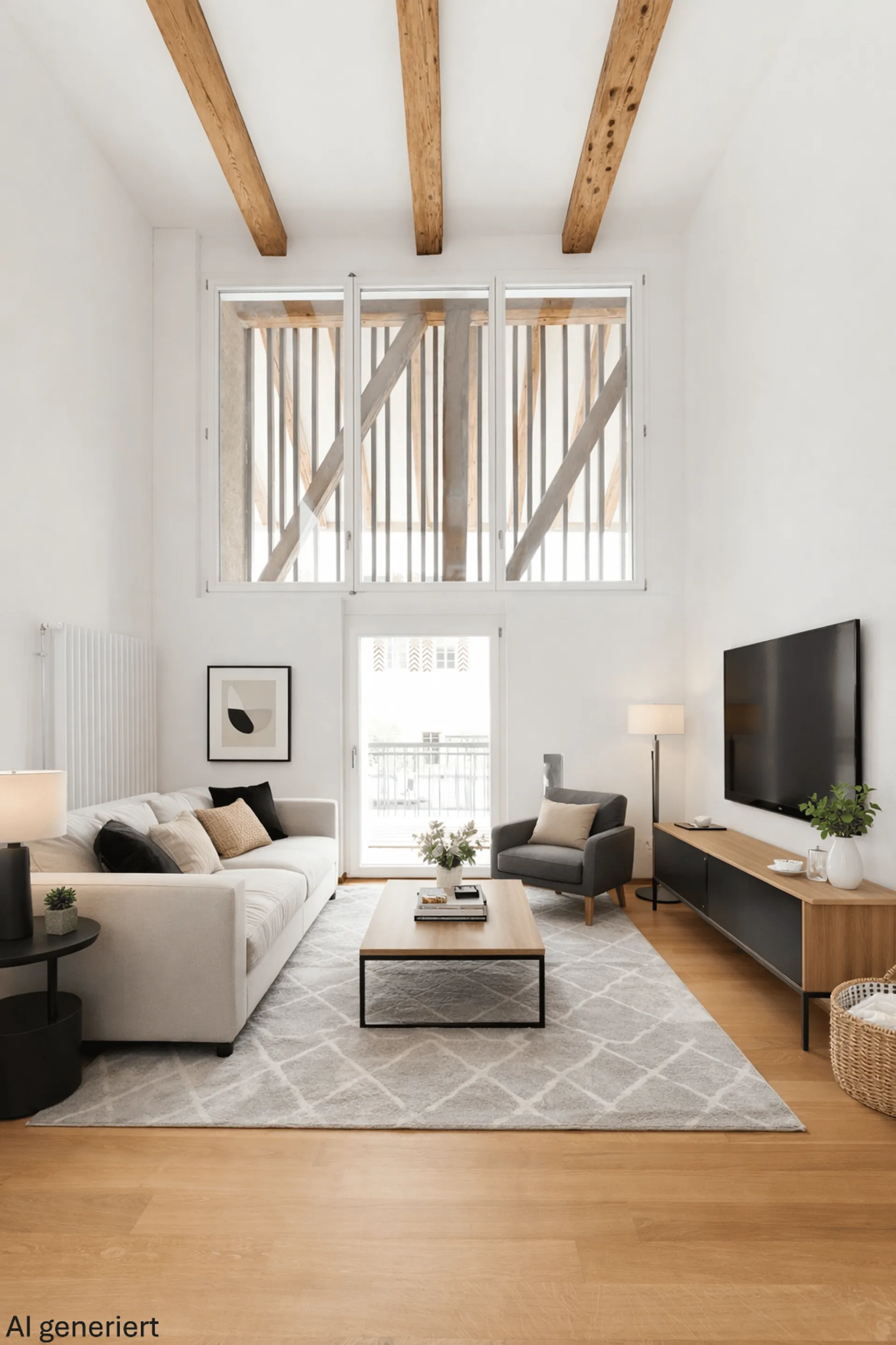 Einzigartige 2.5-Zimmer Maisonettewohnung mit Balkon an zentraler Lage