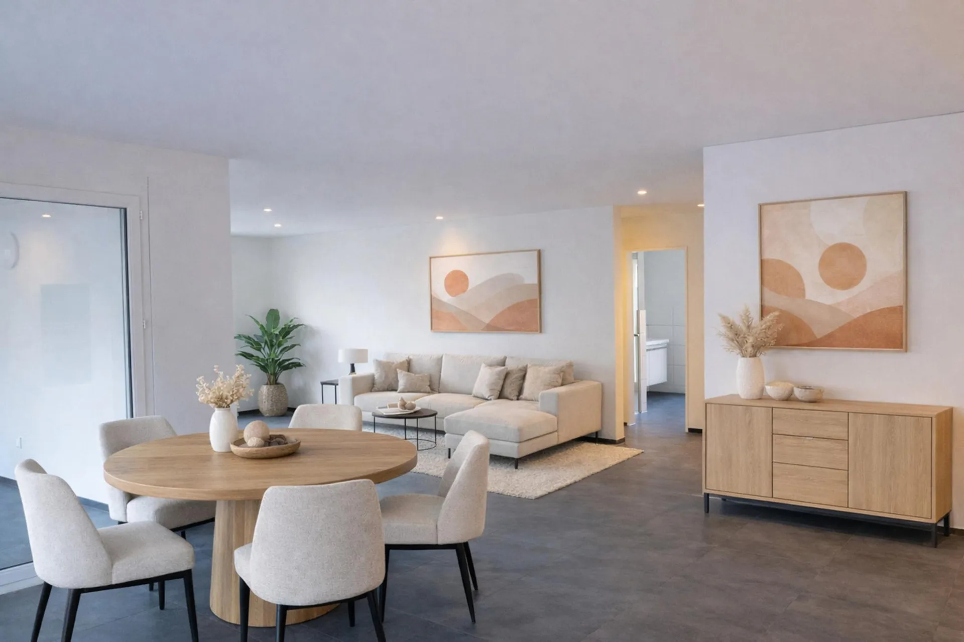 Moderne 3.5 - Zimmer-Wohnung an Toplage in Feuerthalen