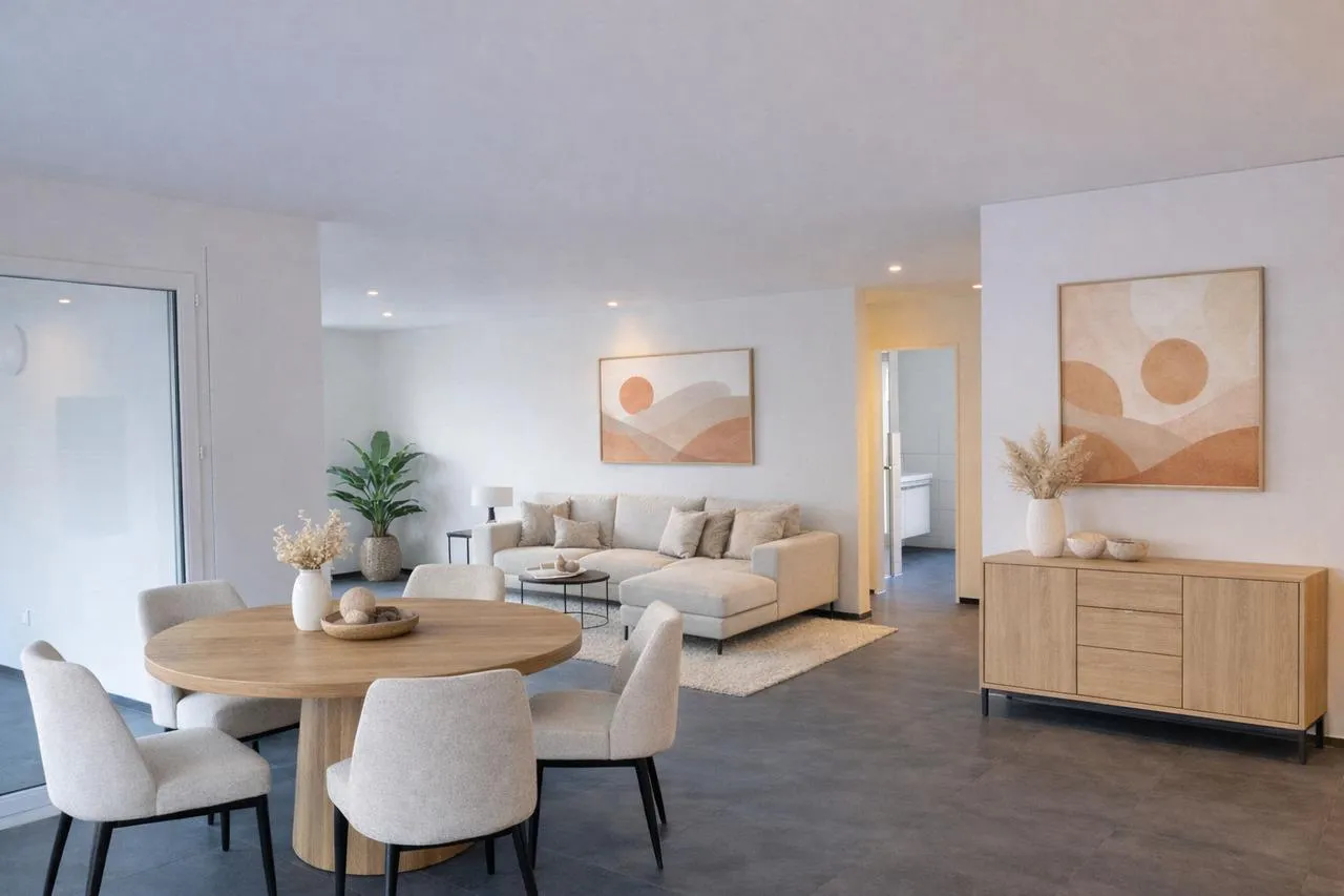 Moderne 3.5 - Zimmer-Wohnung an Toplage in Feuerthalen