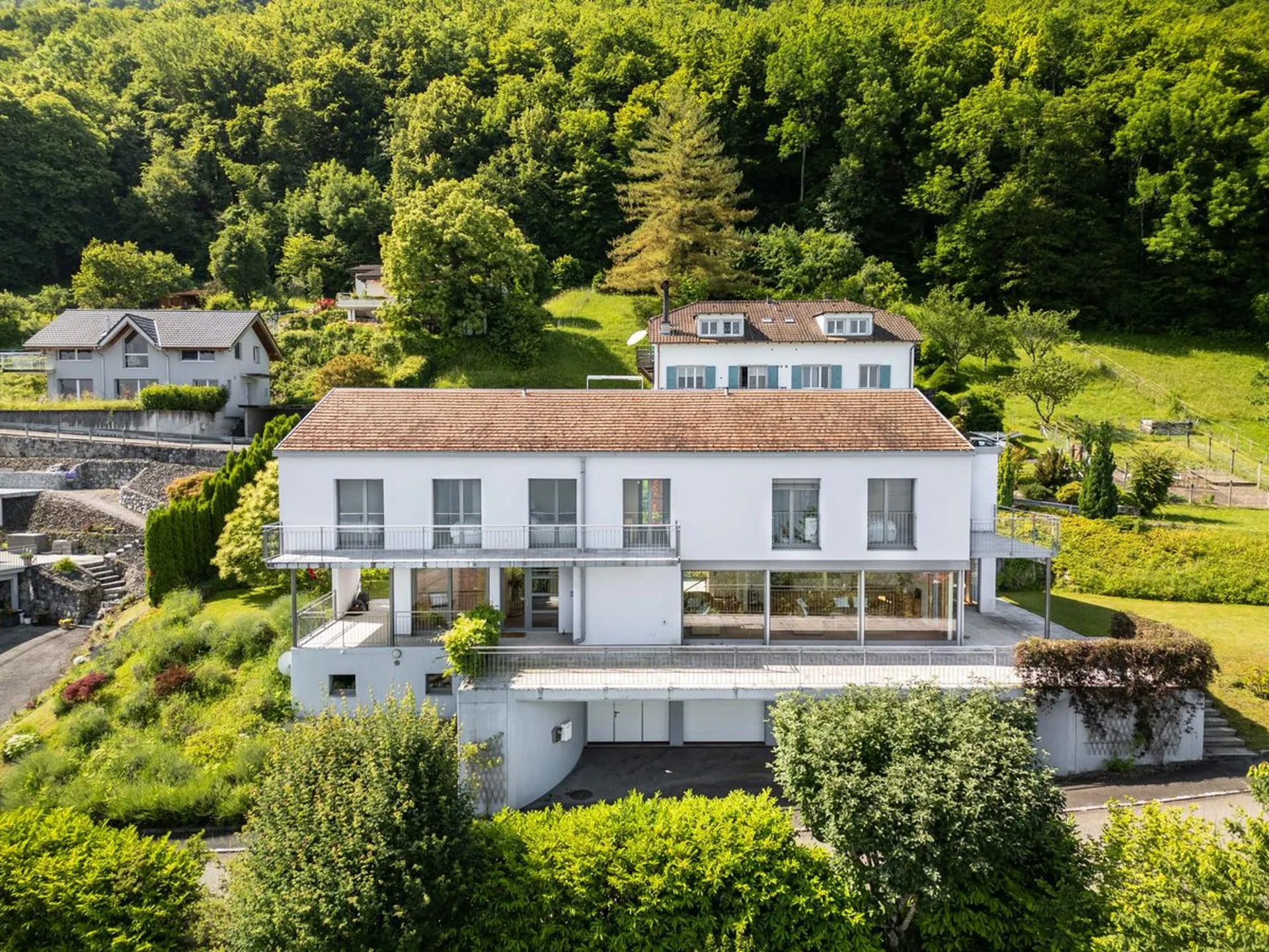 Magnifique villa avec vue sur le Lac Léman à 180 - Bien exclusif !