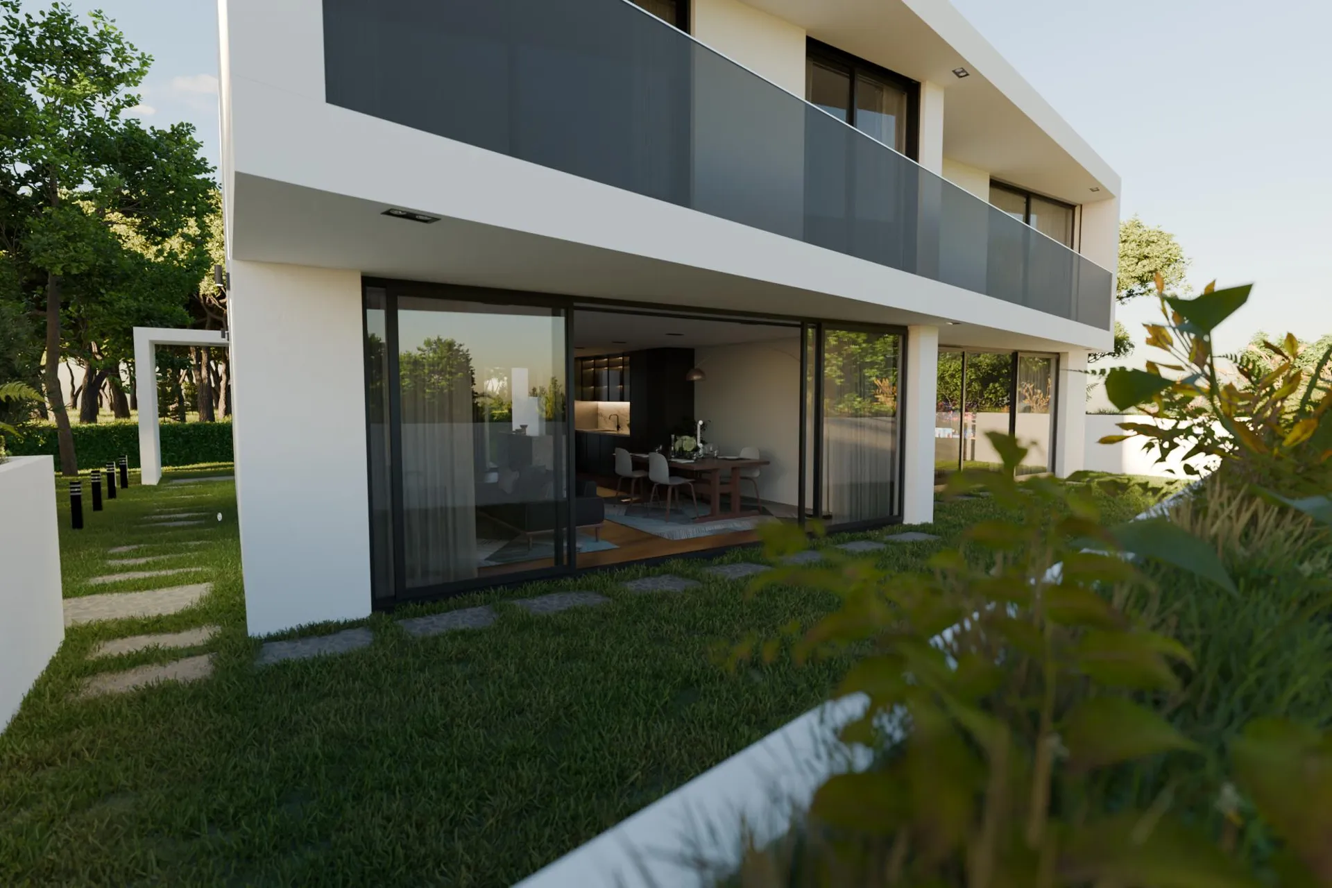 NUOVA VILLA 4.5 DI DESIGN CON GRANDE GIARDINO A GRAVESANO