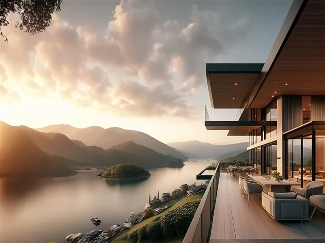 Villa Alto Standing Con Vista Lago Mozzafiato  - Nuova costruzione