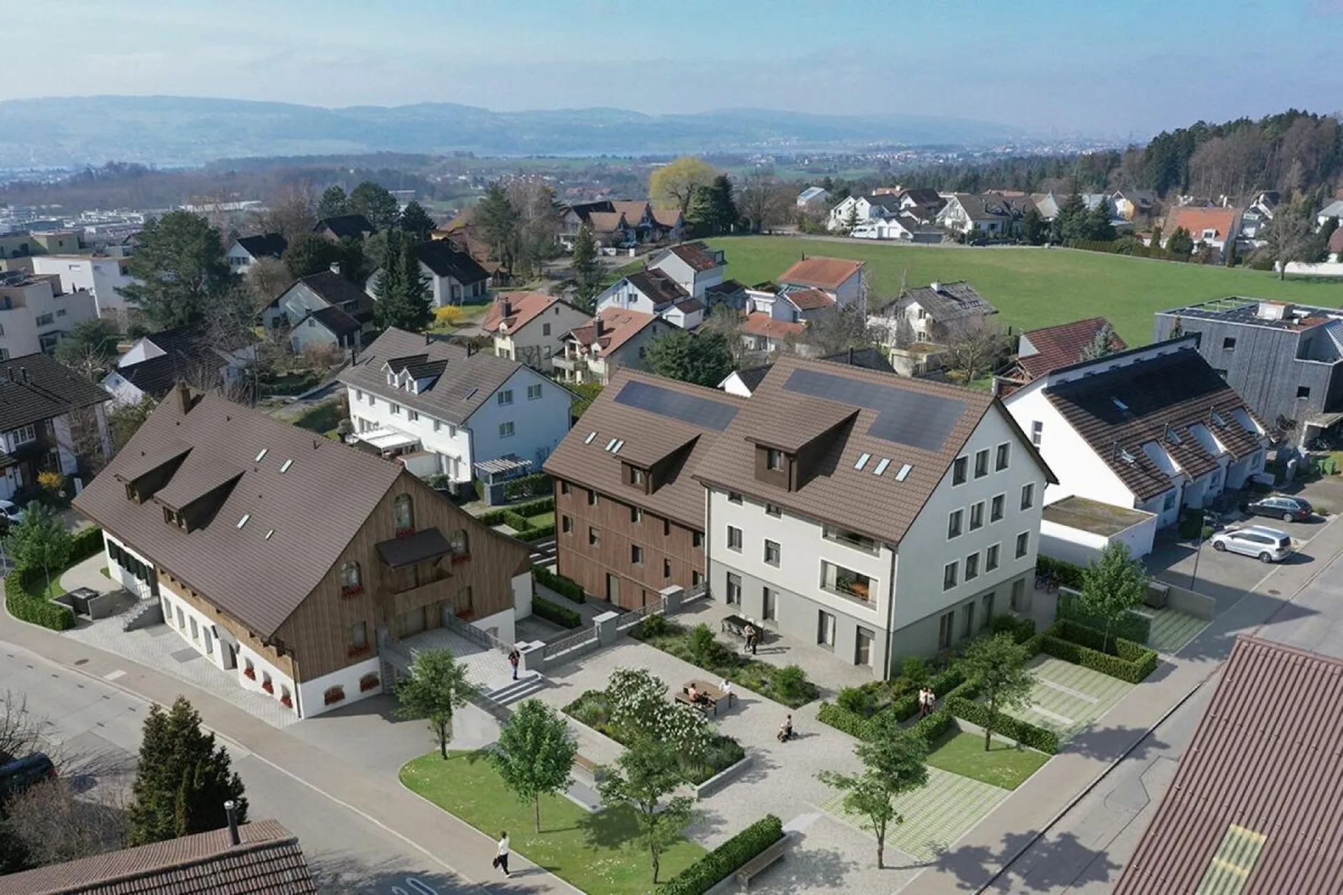 BEZUGSBEREIT AB DEZEMBER 2026! Landwohnen in Stadtnähe: Neubauwohnungen im Herzen des Dorfes