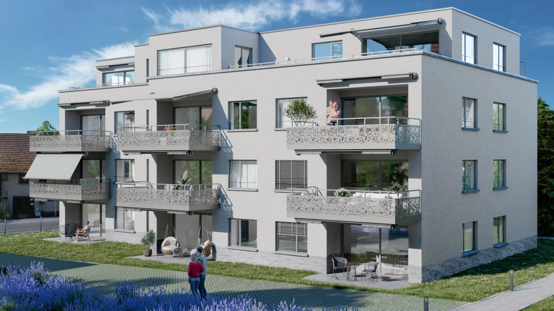 Leben am Wildbach in Hinwil: 4.5 Zimmer Gartenwohnung
