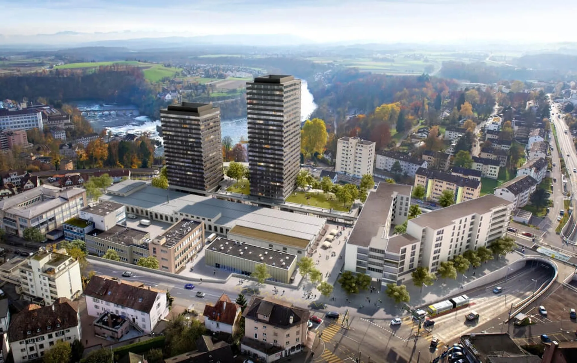 Exklusive 3.5 Zimmer Wohnung mit einmaliger Rheinsicht zu vermieten