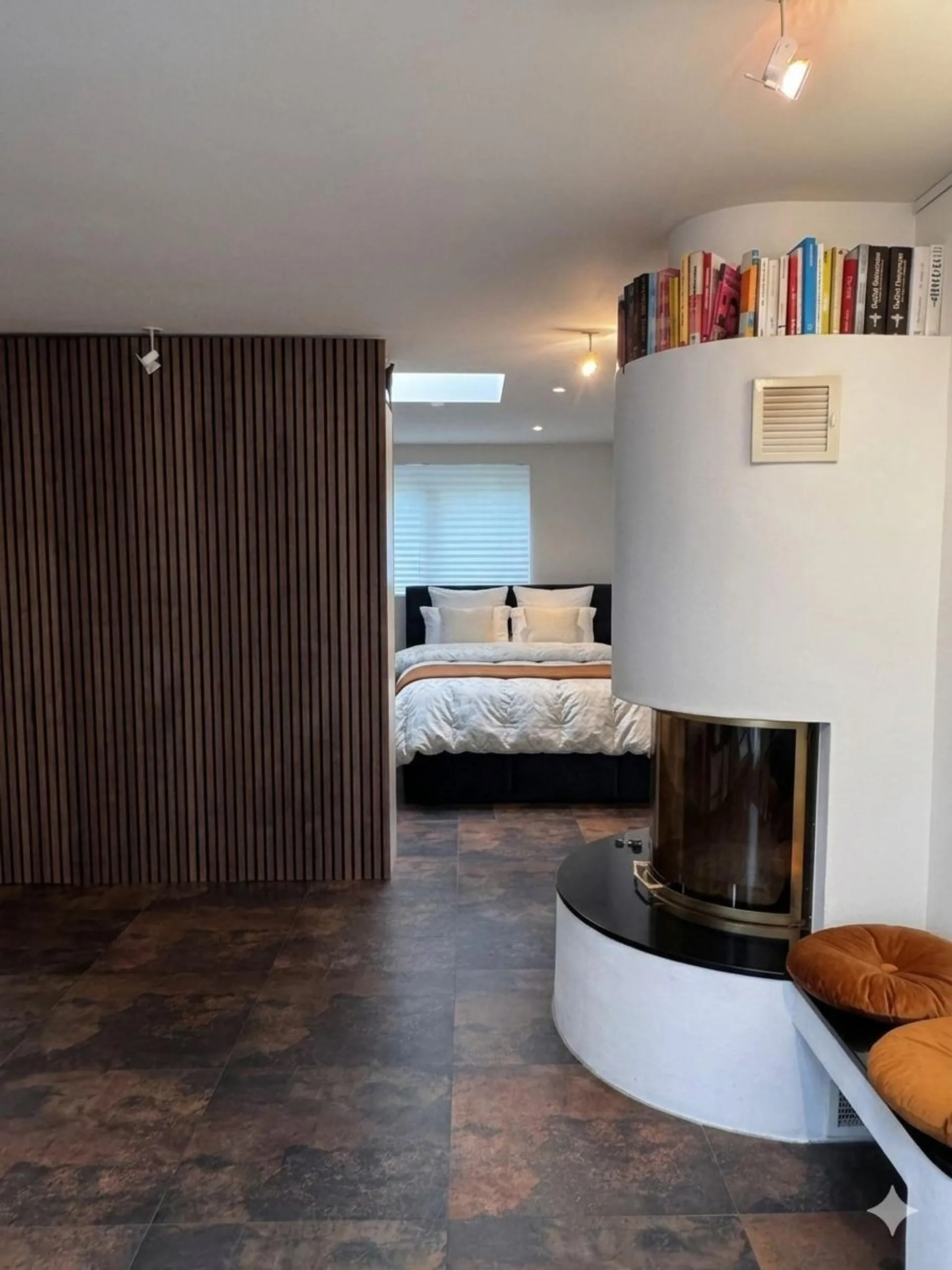 Helles Studio mit Kamin, Wintergarten & Gartensitzplatz  Nähe Bremgarten / Zürich
