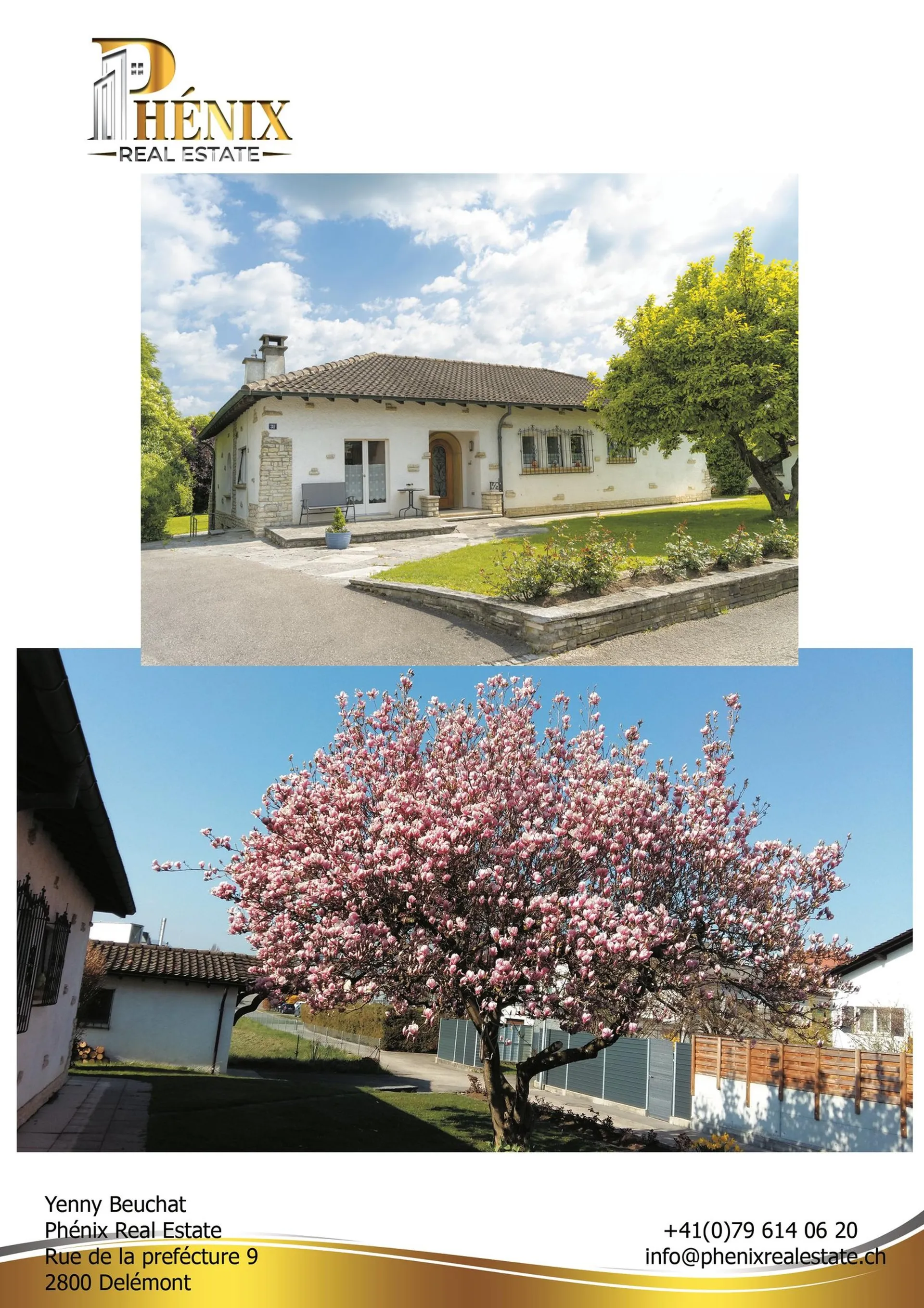 Magnifique villa de 5.5 pièces avec vue panoramique à Delémont