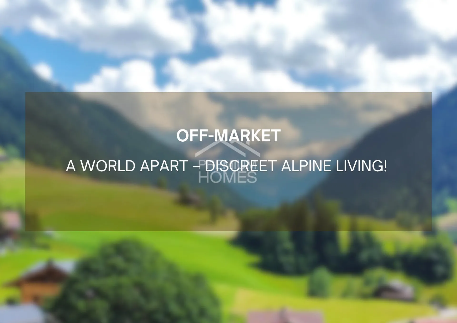 Your Alpine Hideaway -  Discreet, Exclusive,  Effortless