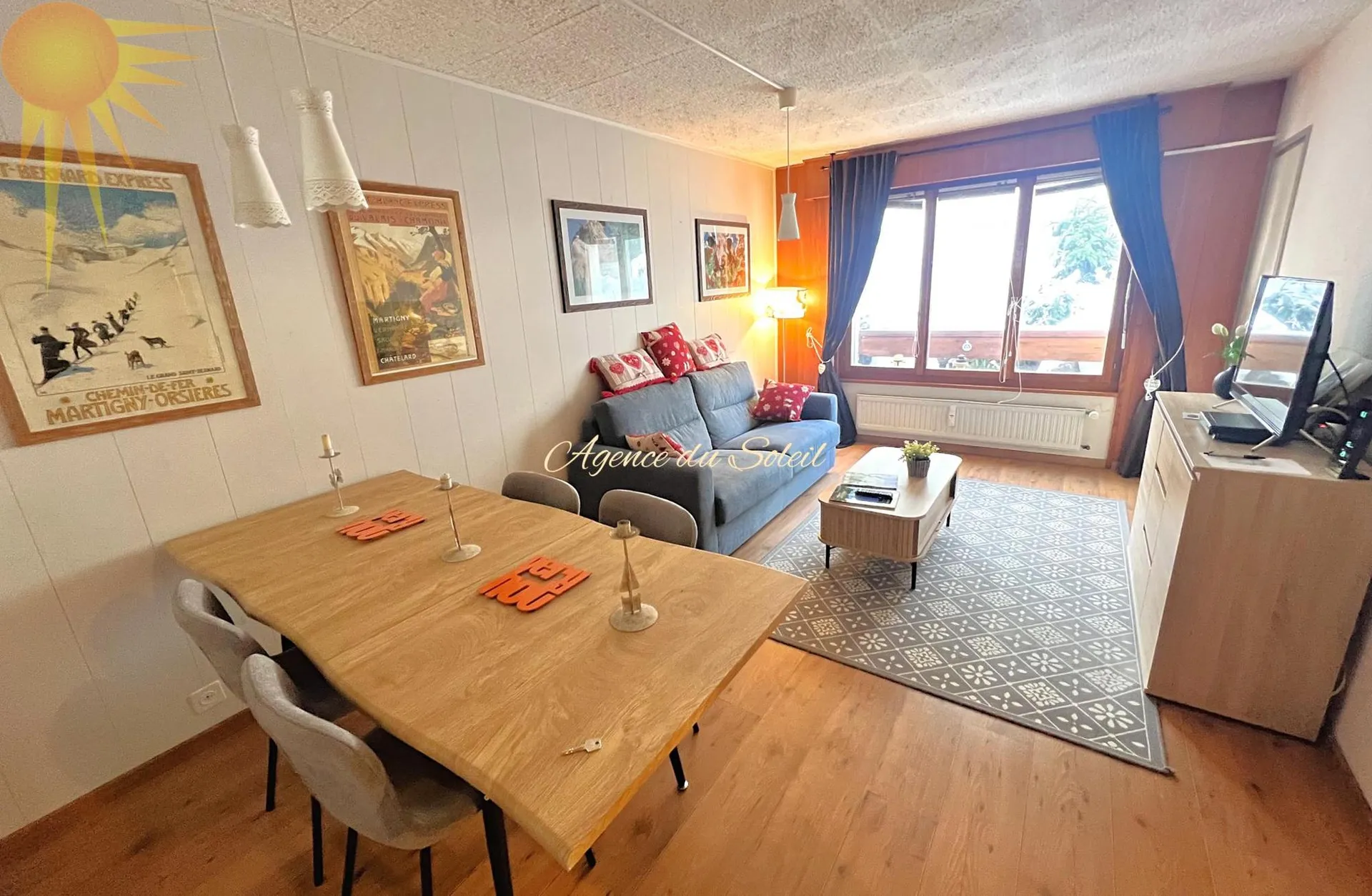 À louer au mois : Très cosy appartement de 3.5 pièces à proximité du funiculaire !