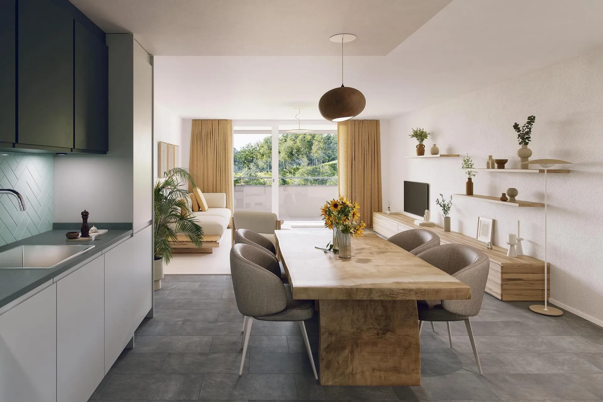 Superbe appartement de 3.5 pièces à Châtel?Saint?Denis
