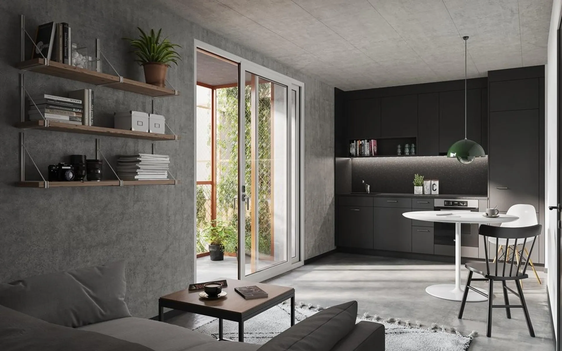 Appartamenti 1.5 locali di recente costruzione in centro Bellinzona