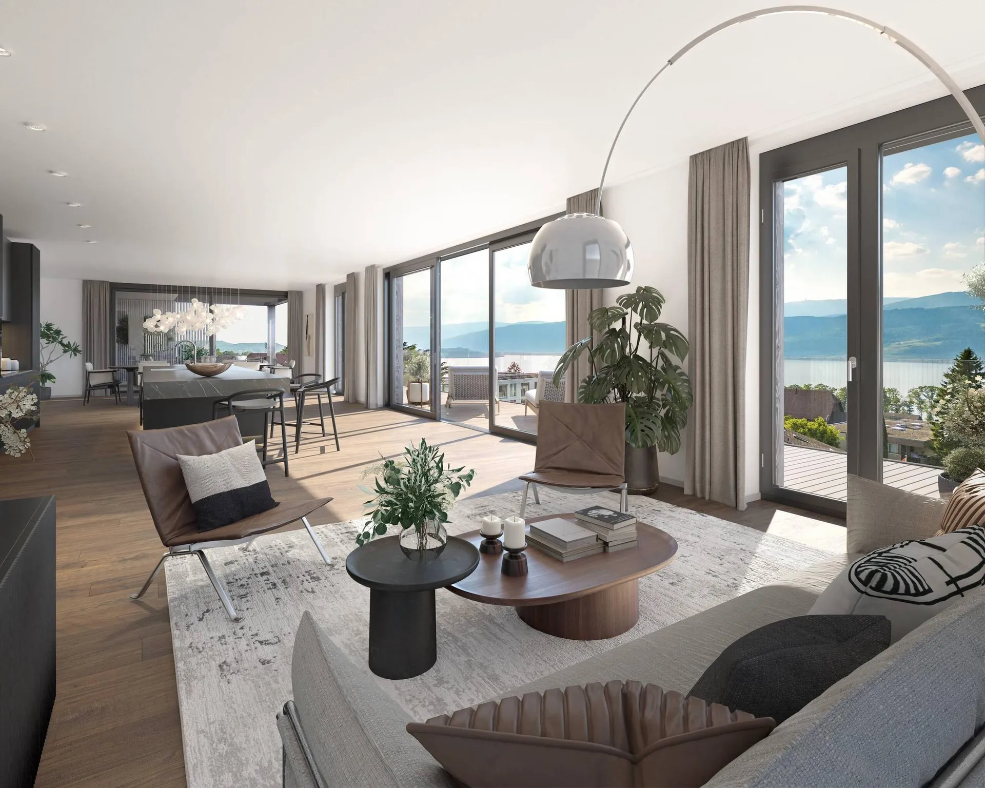 EXKLUSIVE NEUBAUWOHNUNG MIT TERRASSE UND EINZIGARTIGER ARCHITEKTUR AM BIELERSEE