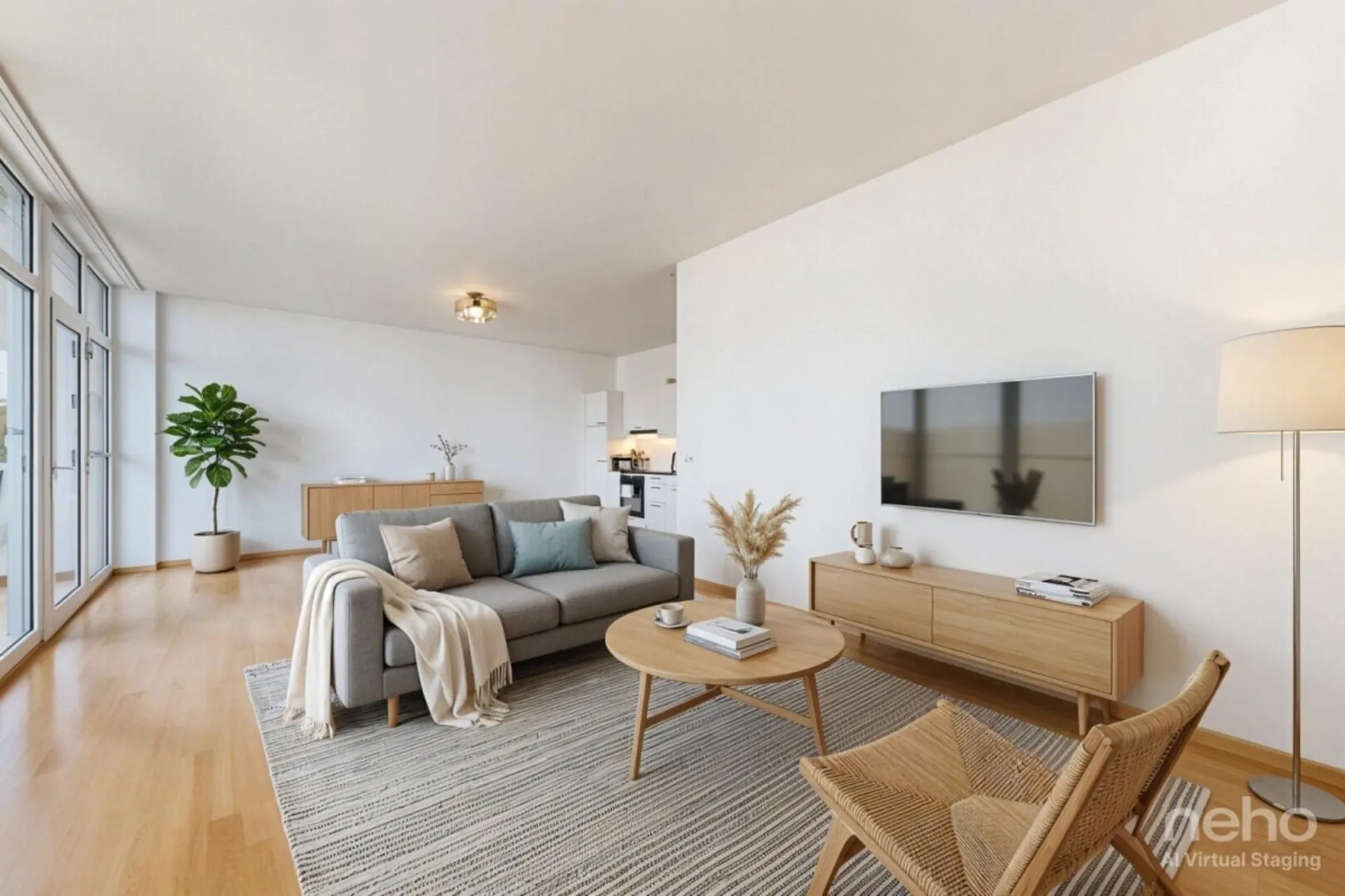 Élégant 2.5 pièces rénové avec belle hauteur sous plafond