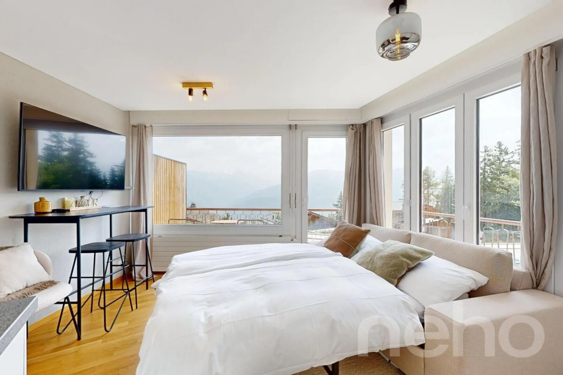 Superbe studio ensoleillé à Crans-Montana
