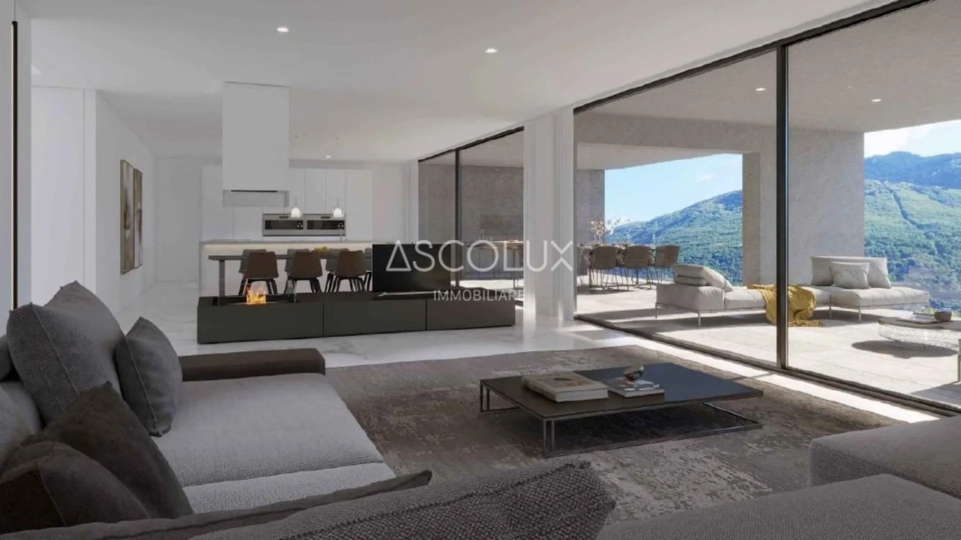 Exklusive Dachwohnung mit grosser überdachter Terrasse