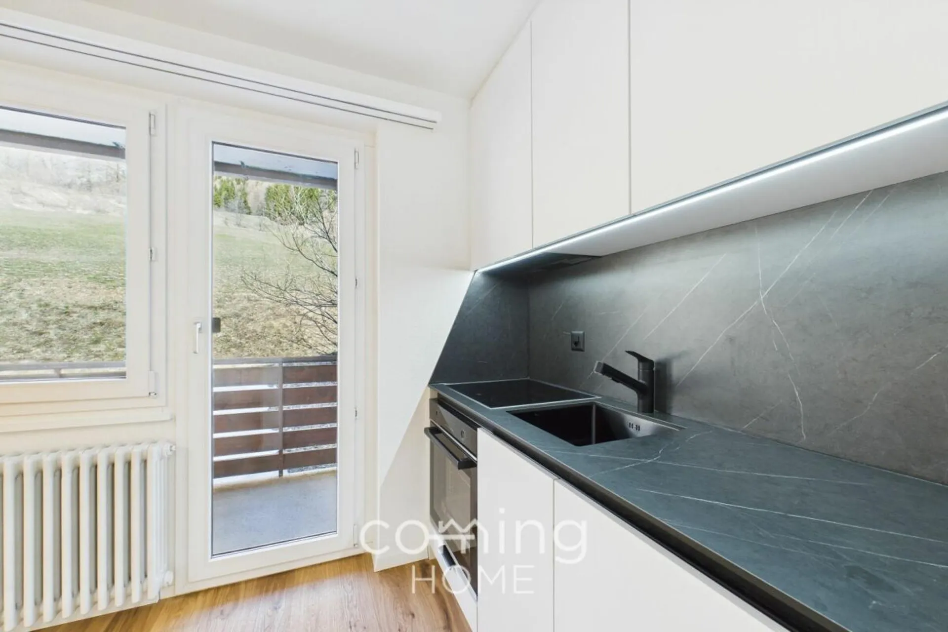 Renoviertes Studio mit Alpenpanorama in Leukerbad