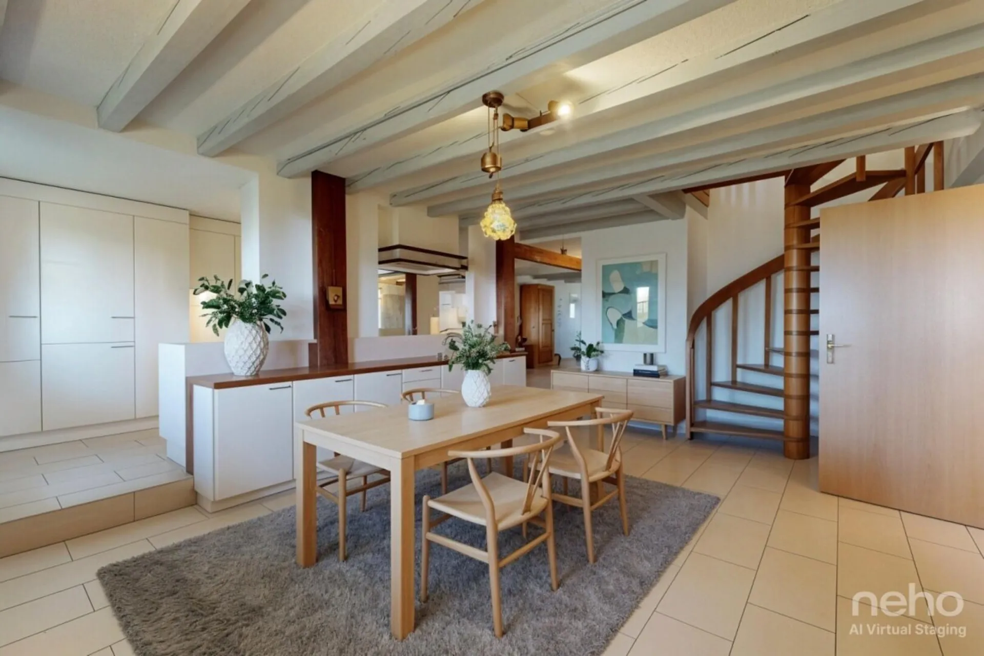 DUPLEX DE CHARME AVEC GRAND POTENTIEL D?AMÉNAGEMENT À SOTTENS