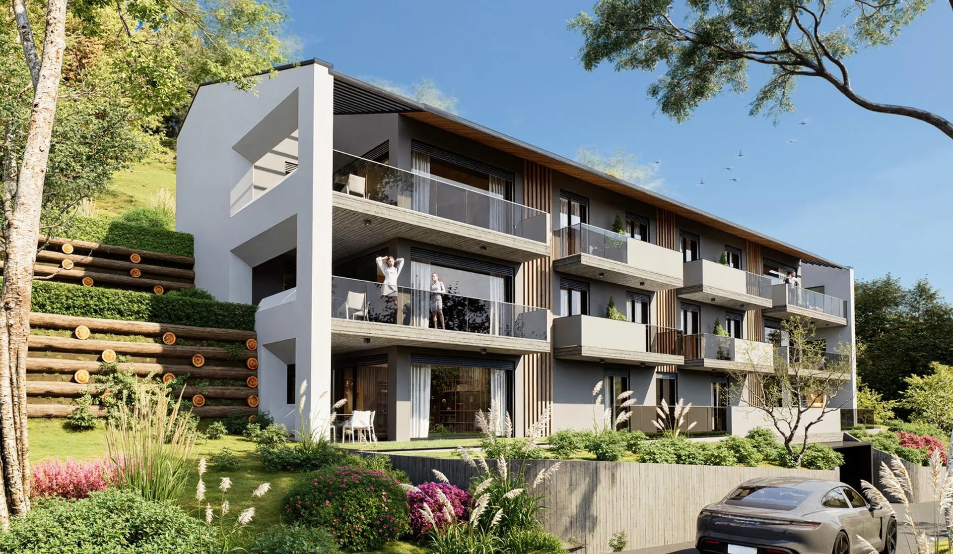 RAFFINATO E NUOVO 4.5 LOCALI CON GIARDINO PRIVATO A BOSCO LUGANESE