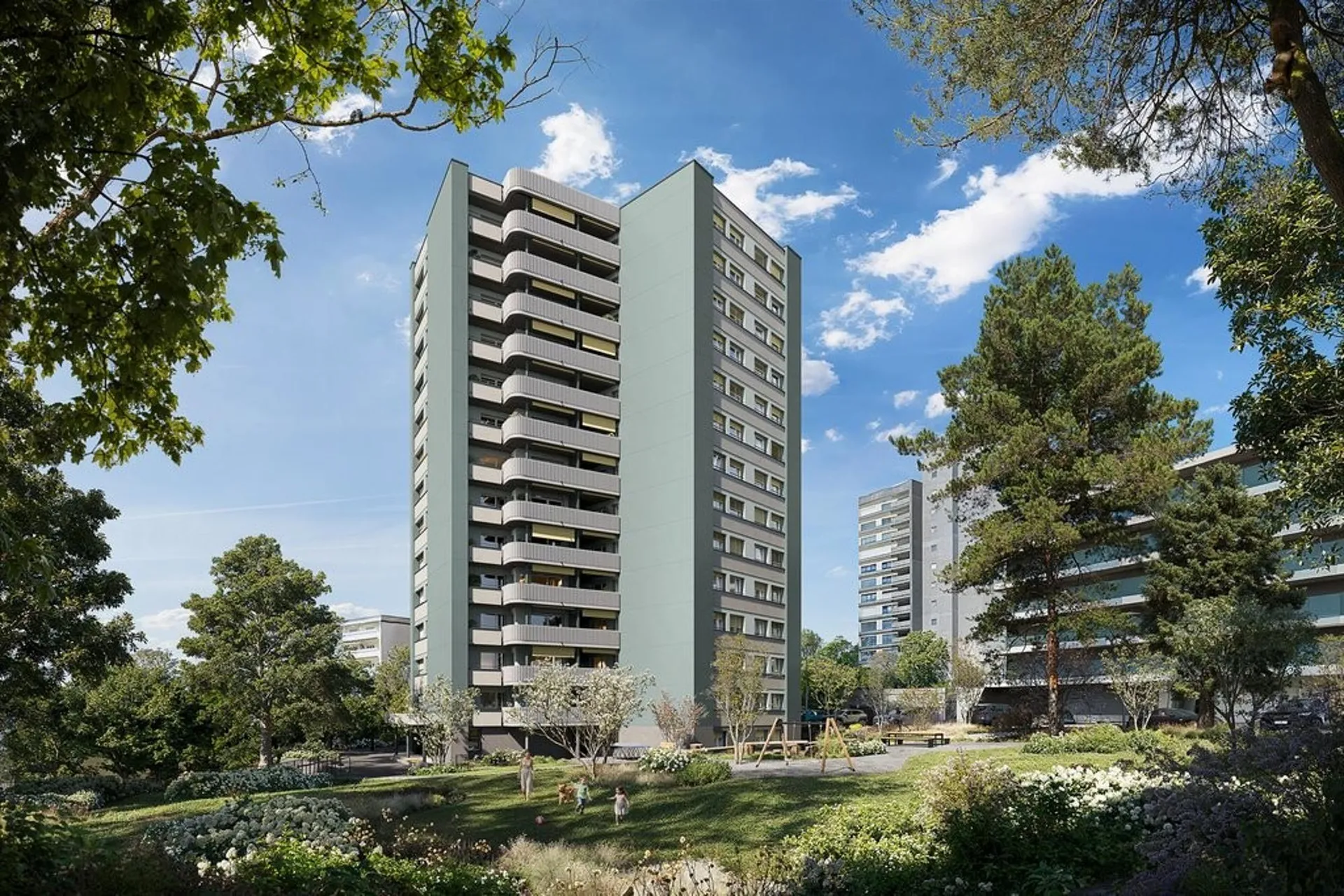 FRIBOURG - 4.5 pièces du 7ème au 10ème étage
