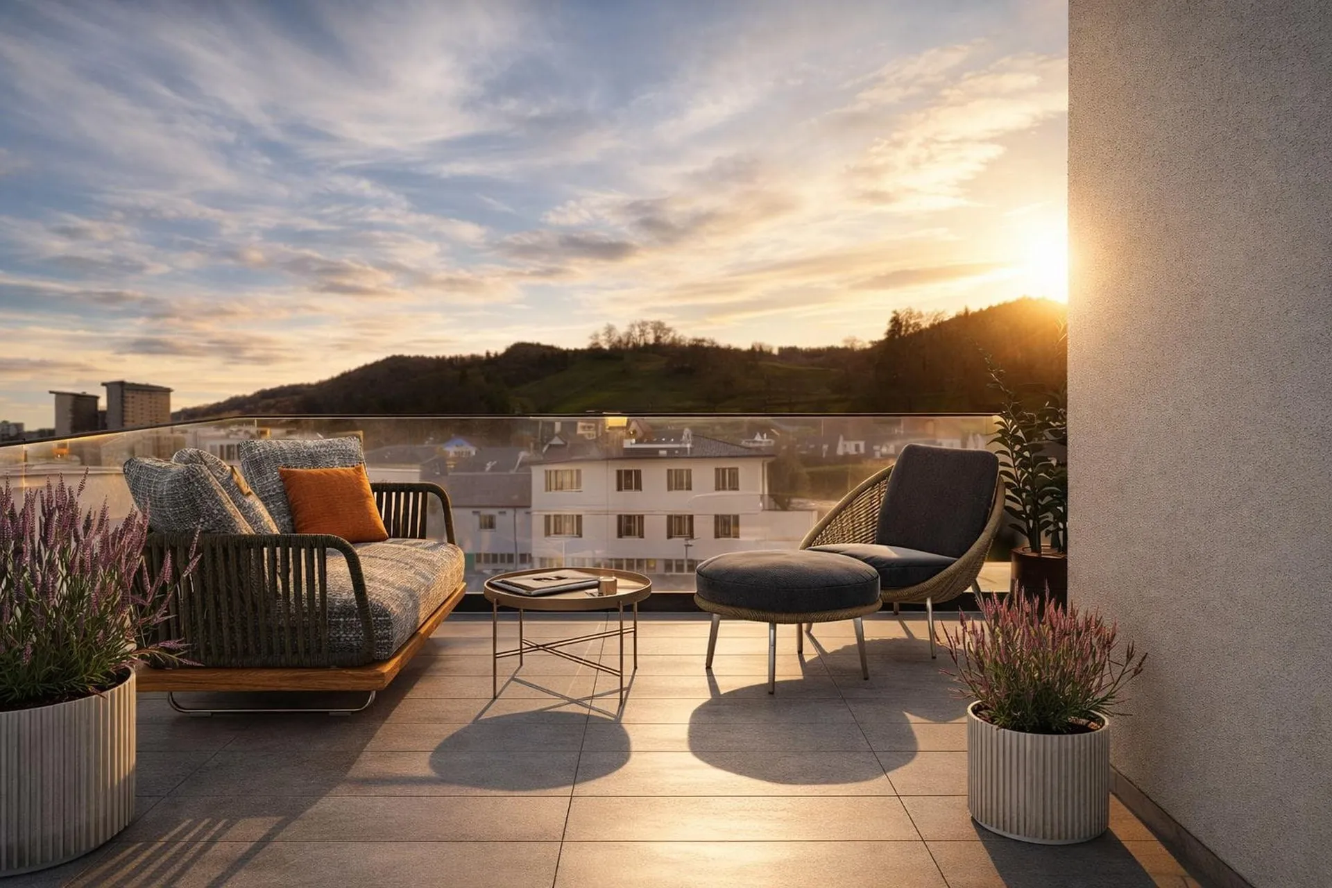 2.5-Zi.-Attika mit 78.5 m² Terrasse - urban wohnen, Killwangen