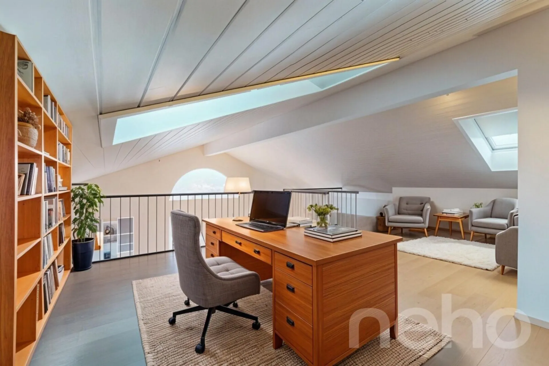 Spacieux duplex avec mezzanine et deux terrasses