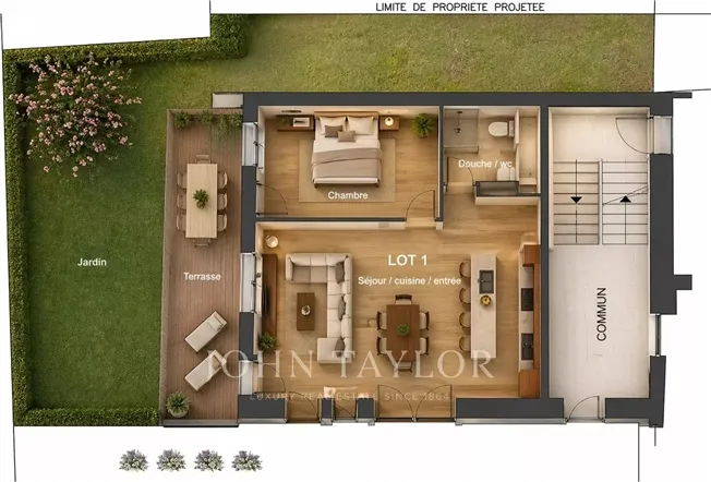 Charmante 2,5-Zimmer-Wohnung – PSA mit 5 Einheiten