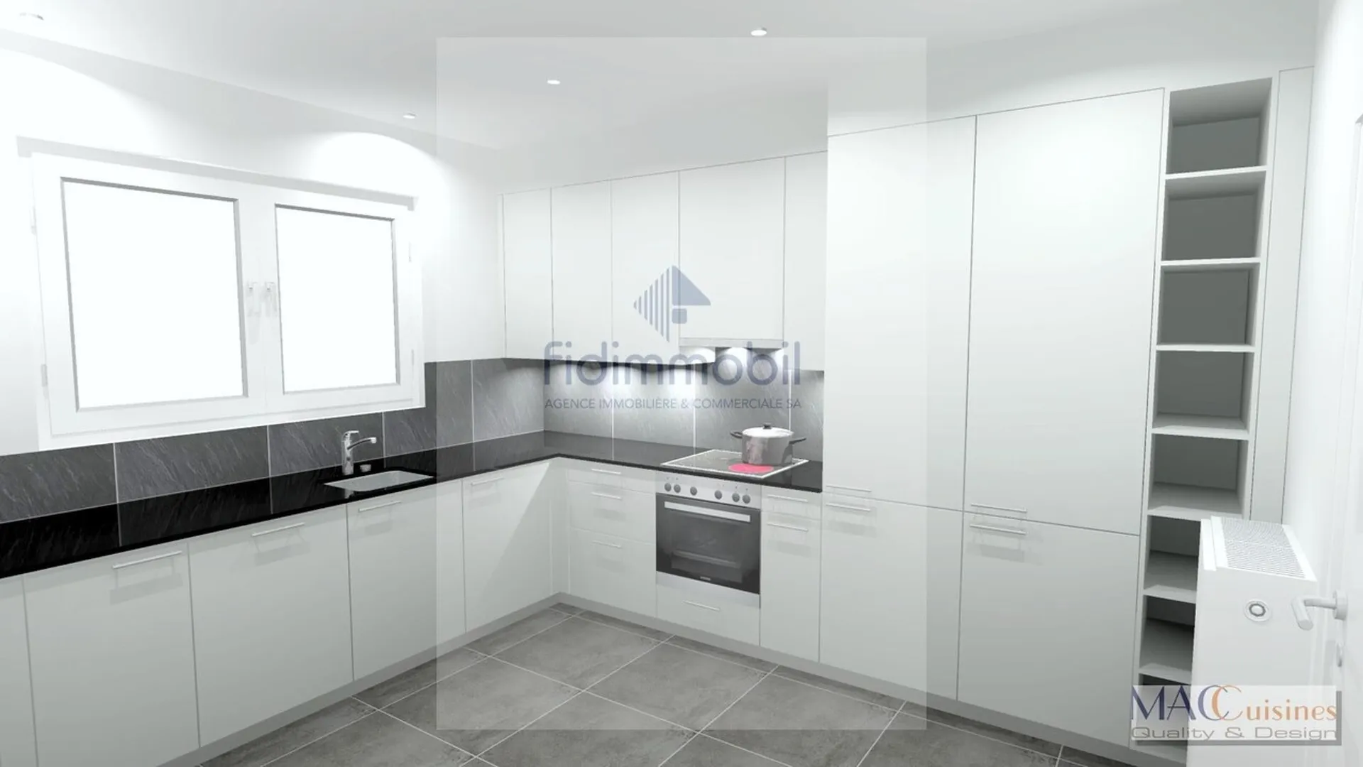 Appartement 3 pièces entièrement rénové